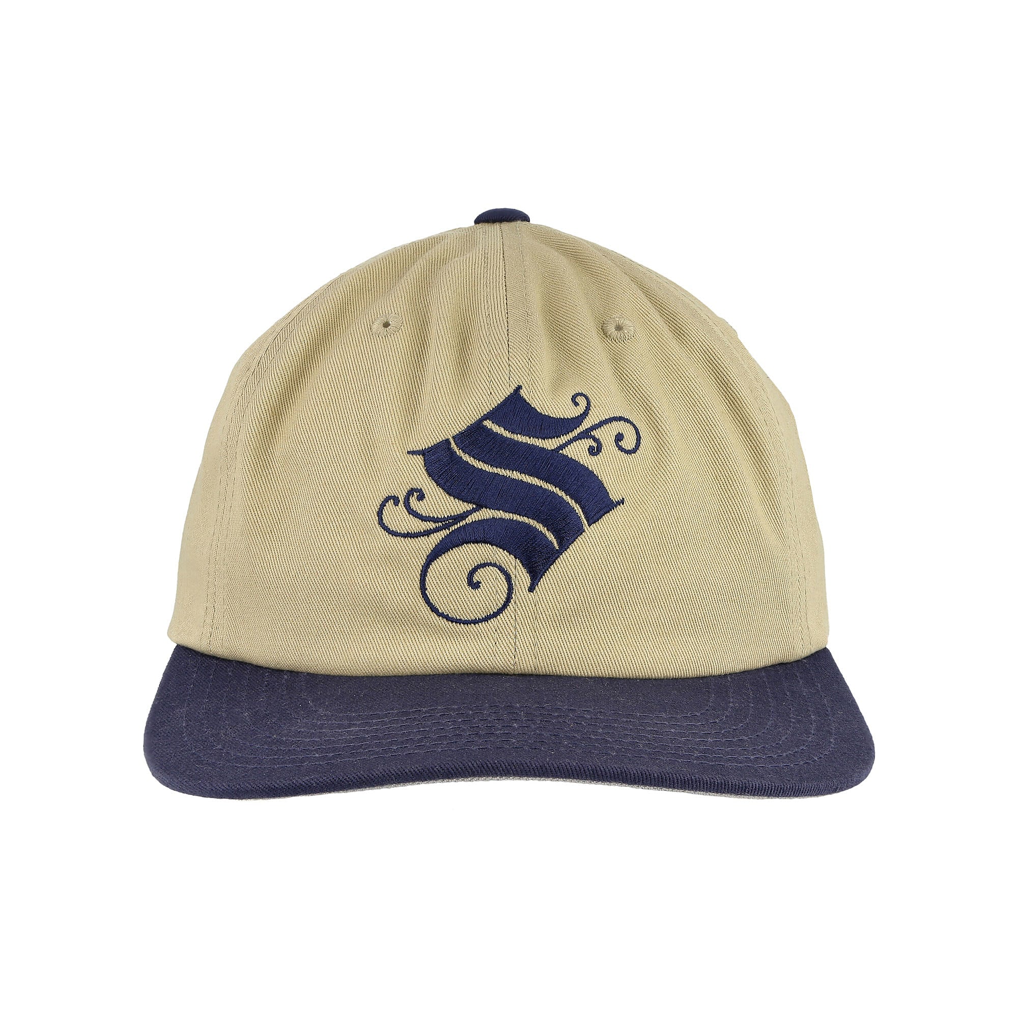Stussy Pinstripe Cap Khaki Caps Detailfoto | Overkill