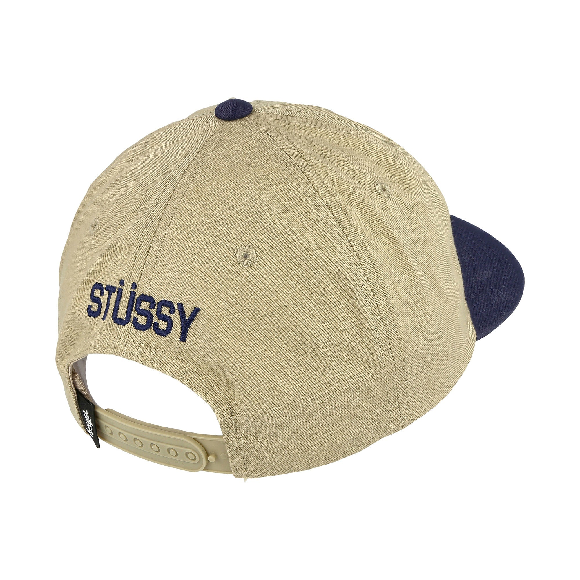 Stussy Pinstripe Cap Khaki Caps Detail view 1 | Overkill
