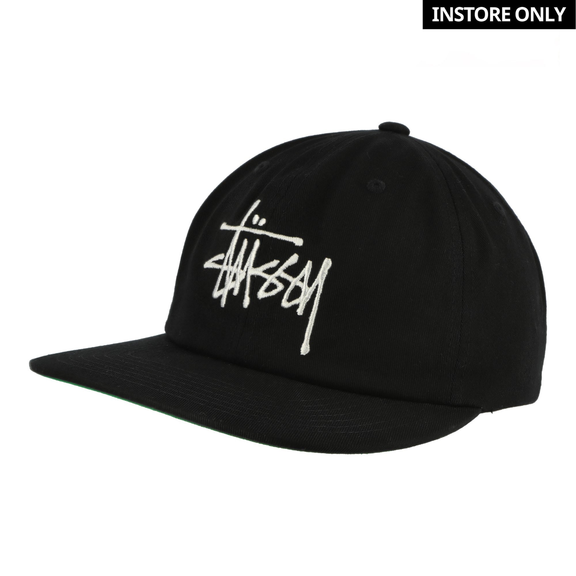 Stussy Basic Strapback Cap Black Caps 1311104 / 0001 | Overkill