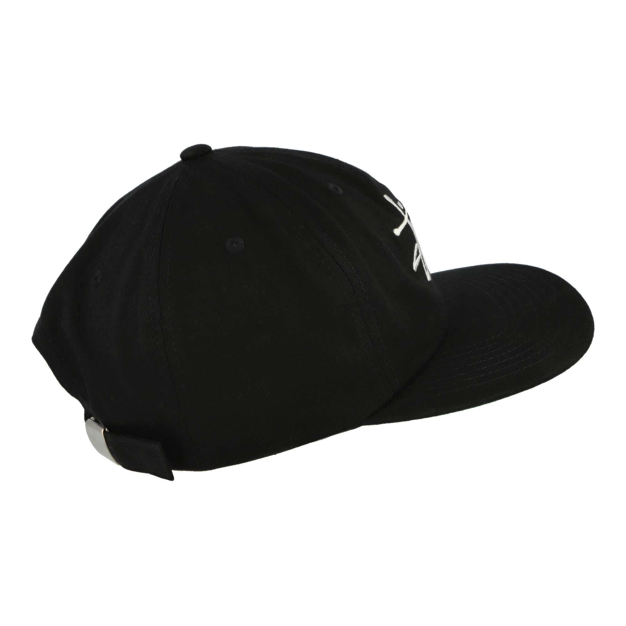Stussy Basic Strapback Cap Black Caps Close-up | Overkill