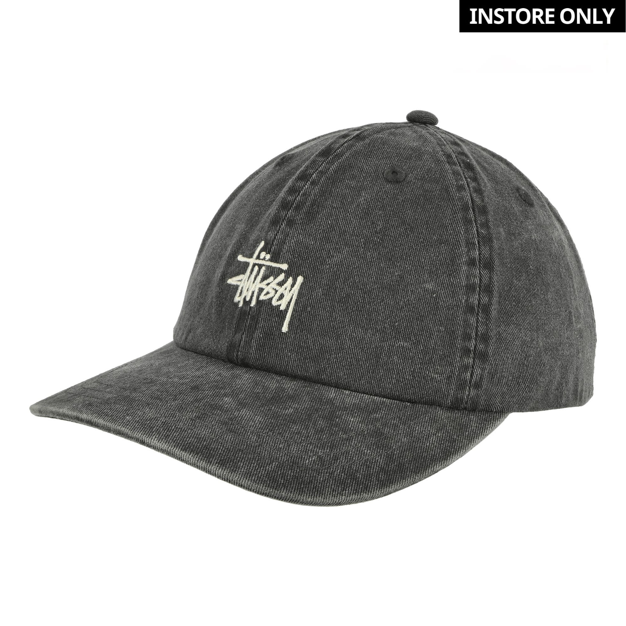Stussy Washed Basic Low Pro Cap Charcoal Caps 1311118 / 0002 | Overkill