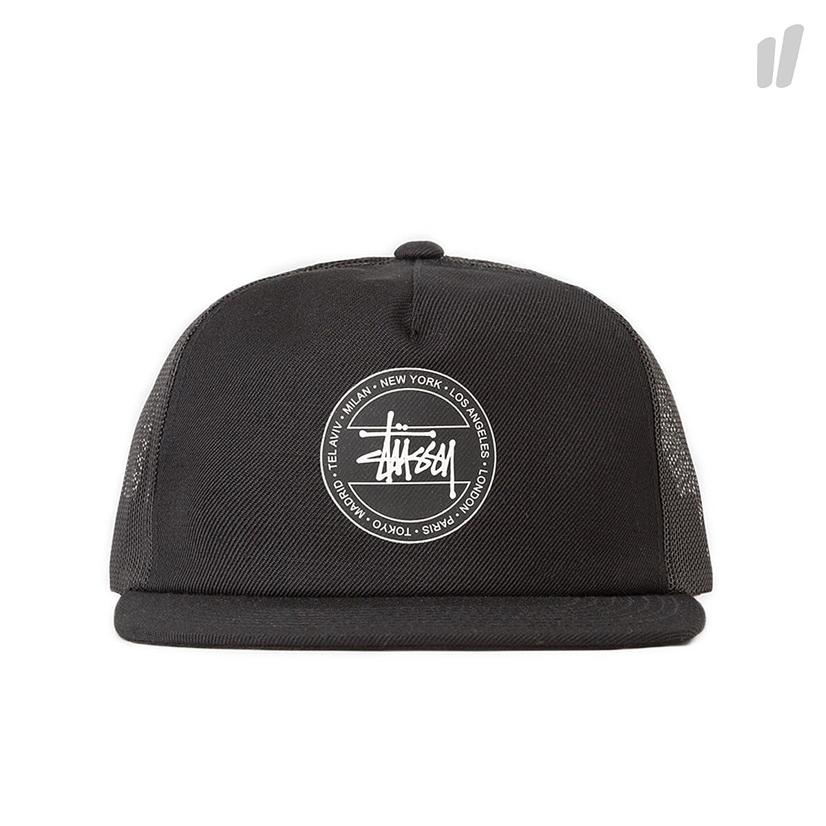 Stussy Dot Trucker Cap Black Caps 131747 / 0001 | Overkill