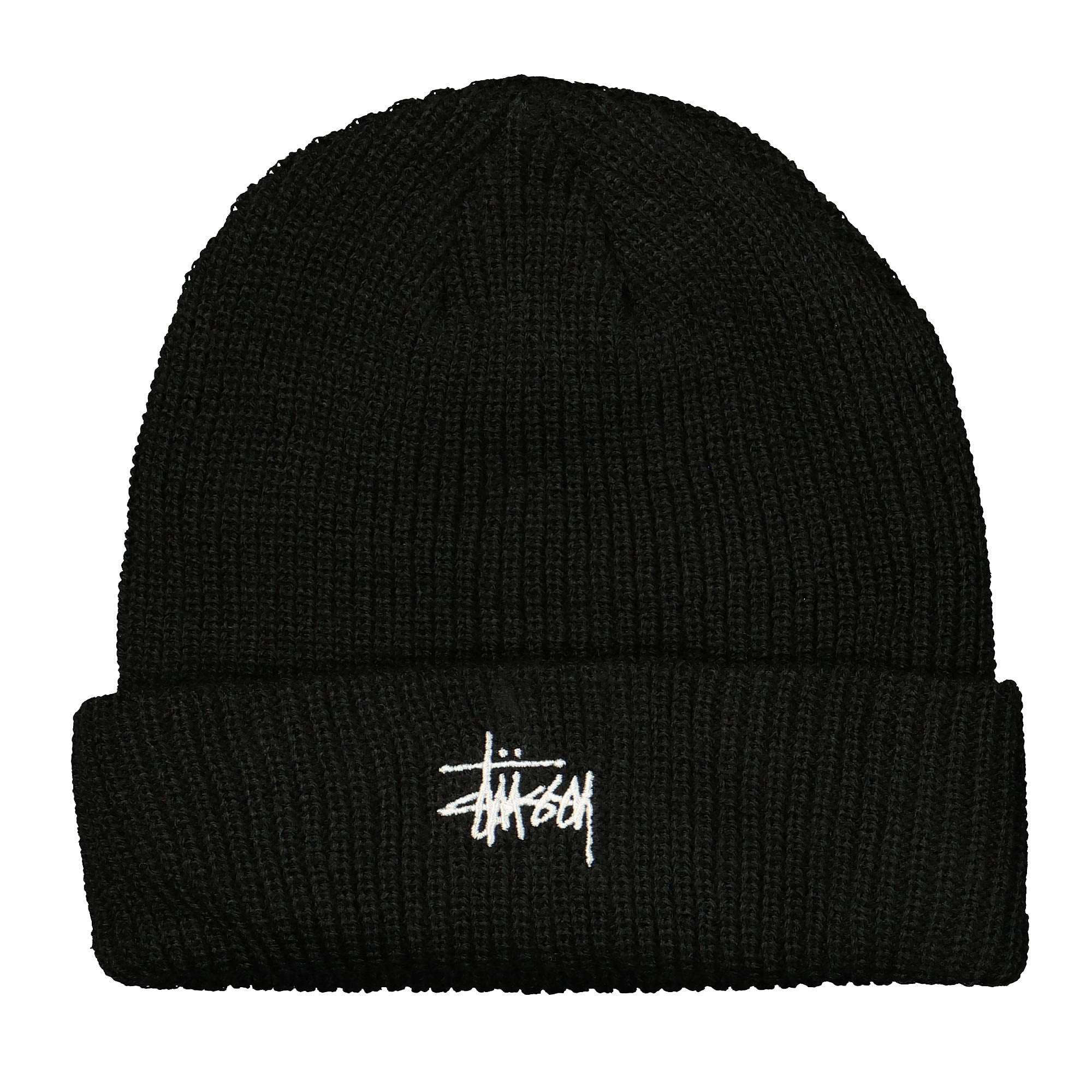 Stussy Basic Cuff Beanie Black Beanies 1321007 / 0001 | Overkill