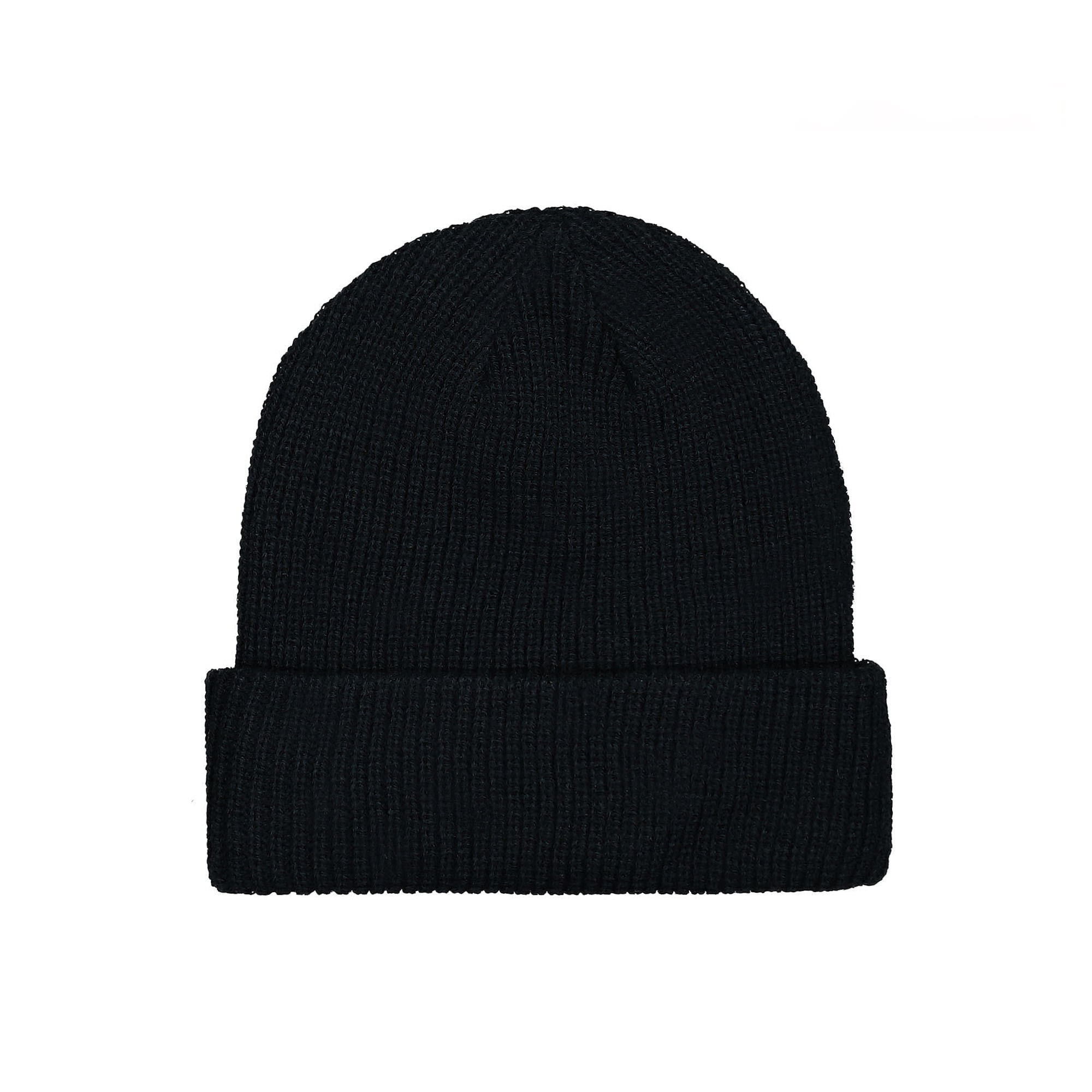 Stussy Basic Cuff Beanie Black Beanies Material | Overkill