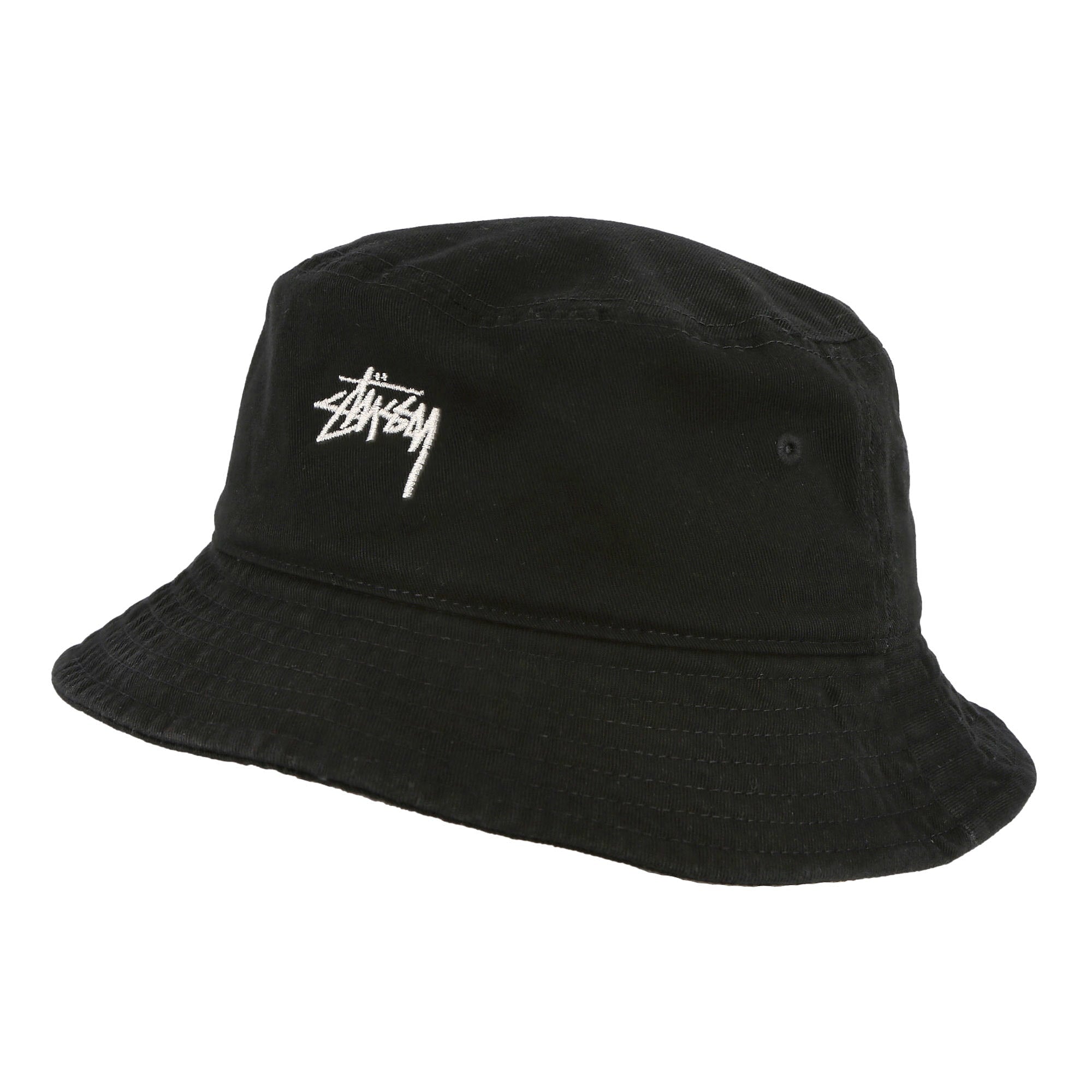 Stussy Stock Bucket Hat Black Bucket Hats 1321023 / 0001 | Overkill