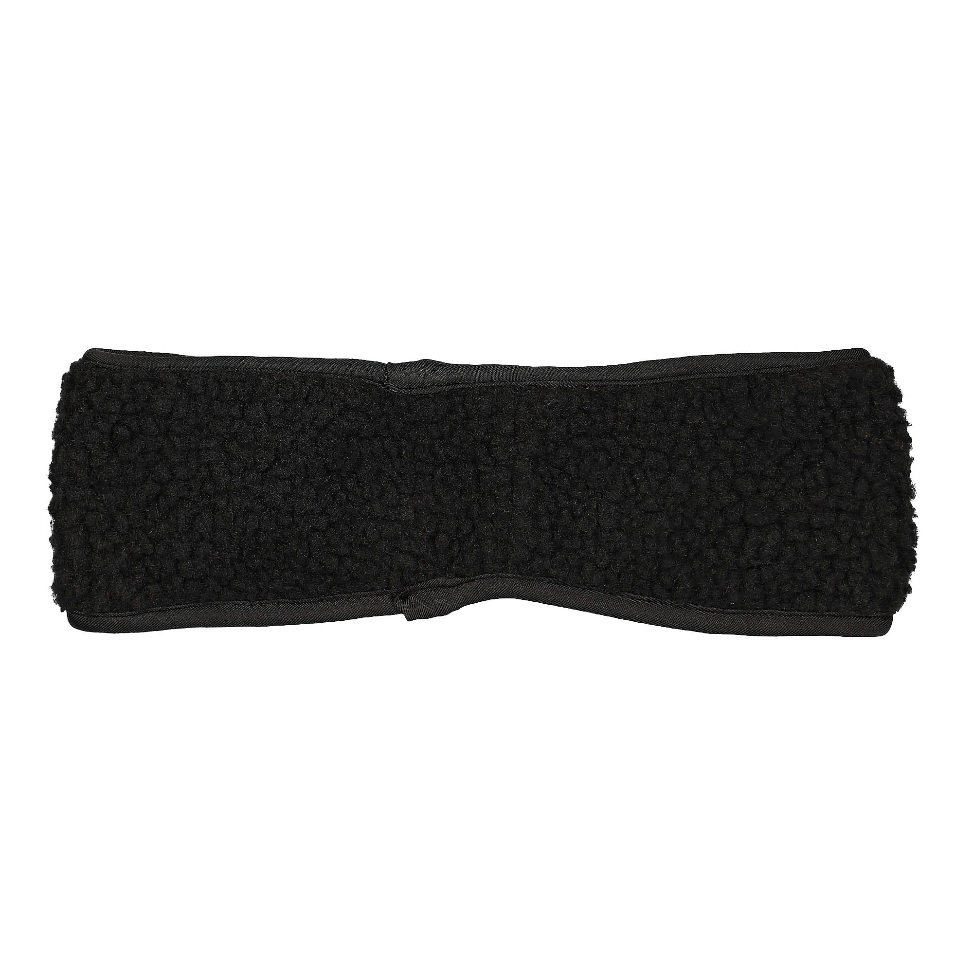 Stussy Solid Polar Fleece Headband Black Headbands Material | Overkill