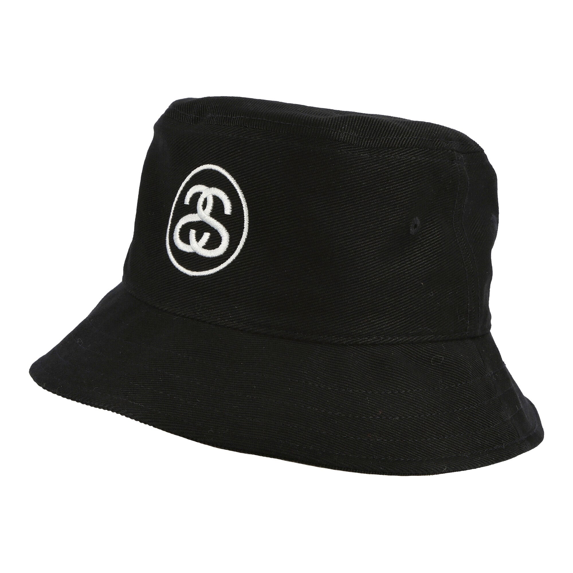 Stussy SS Link Deep Bucket Hat Black Bucket Hats 1321105 / 0001 | Overkill