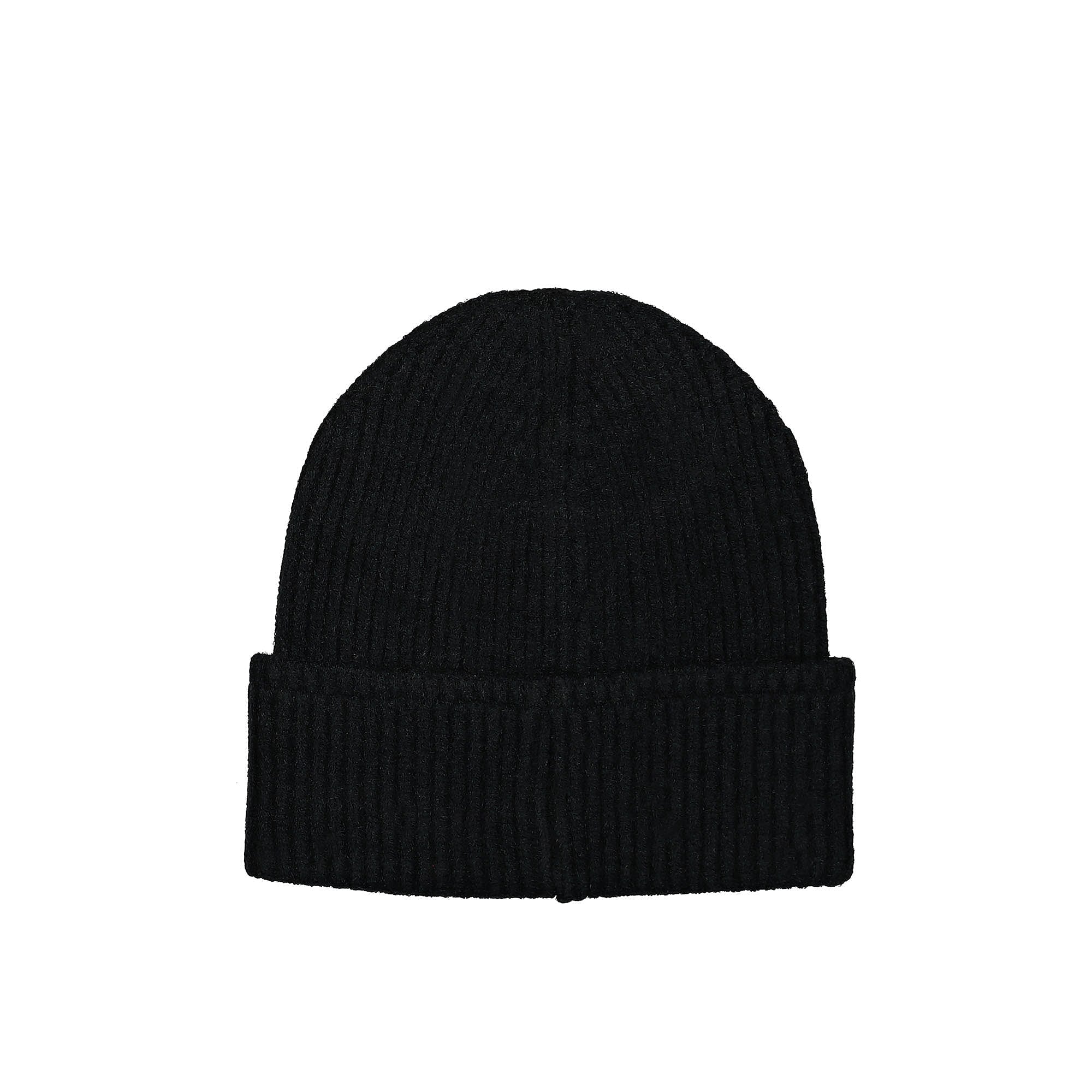 Stussy Basic Cuff Beanie Black Beanies Material | Overkill