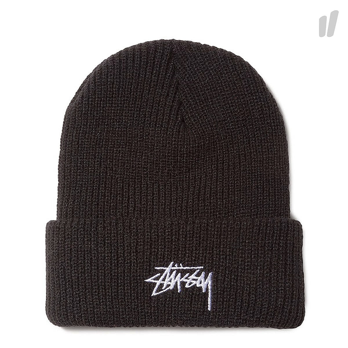 Stussy Stock Cuff Beanie Black Beanies 132858 / 0001 | Overkill