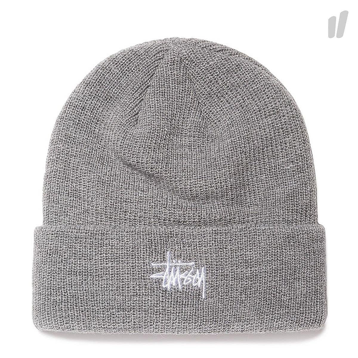 Stussy Basic Cuff Beanie Grey Heather Beanies 132861 / 0009 | Overkill