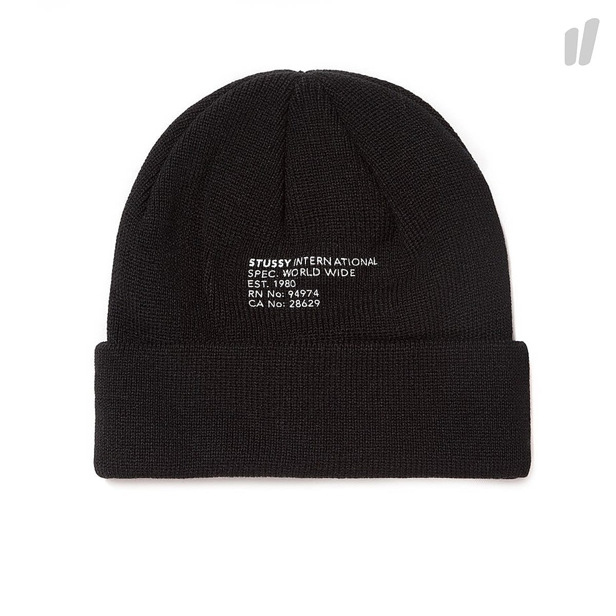 Stussy Printed Mil Watch Cap Beanie Black Beanies | Overkill