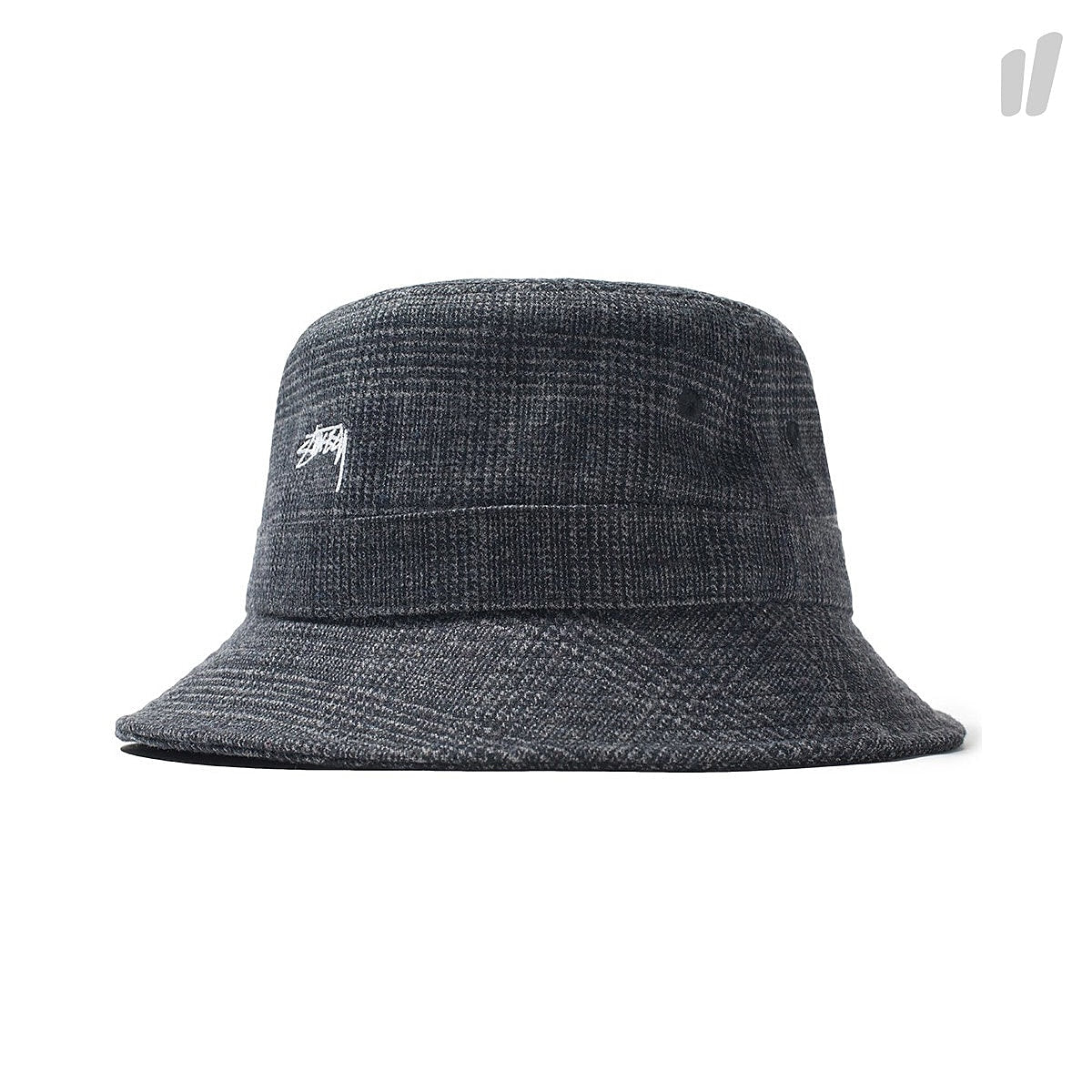 Stussy Glen Plaid Bucket Hat White Bucket Hats 132920 / 0001 | Overkill