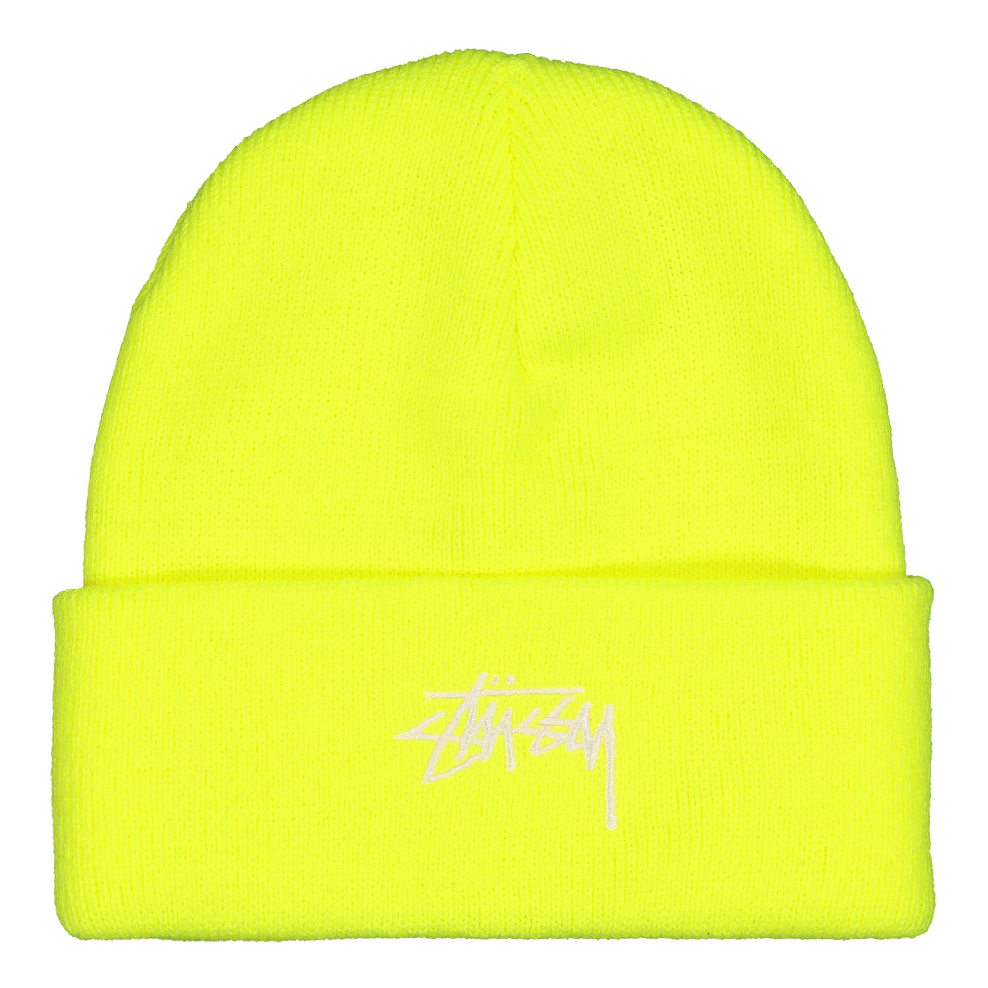 Stussy Stock Cuff Beanie Safety Yellow Beanies 132935 / 0309 | Overkill