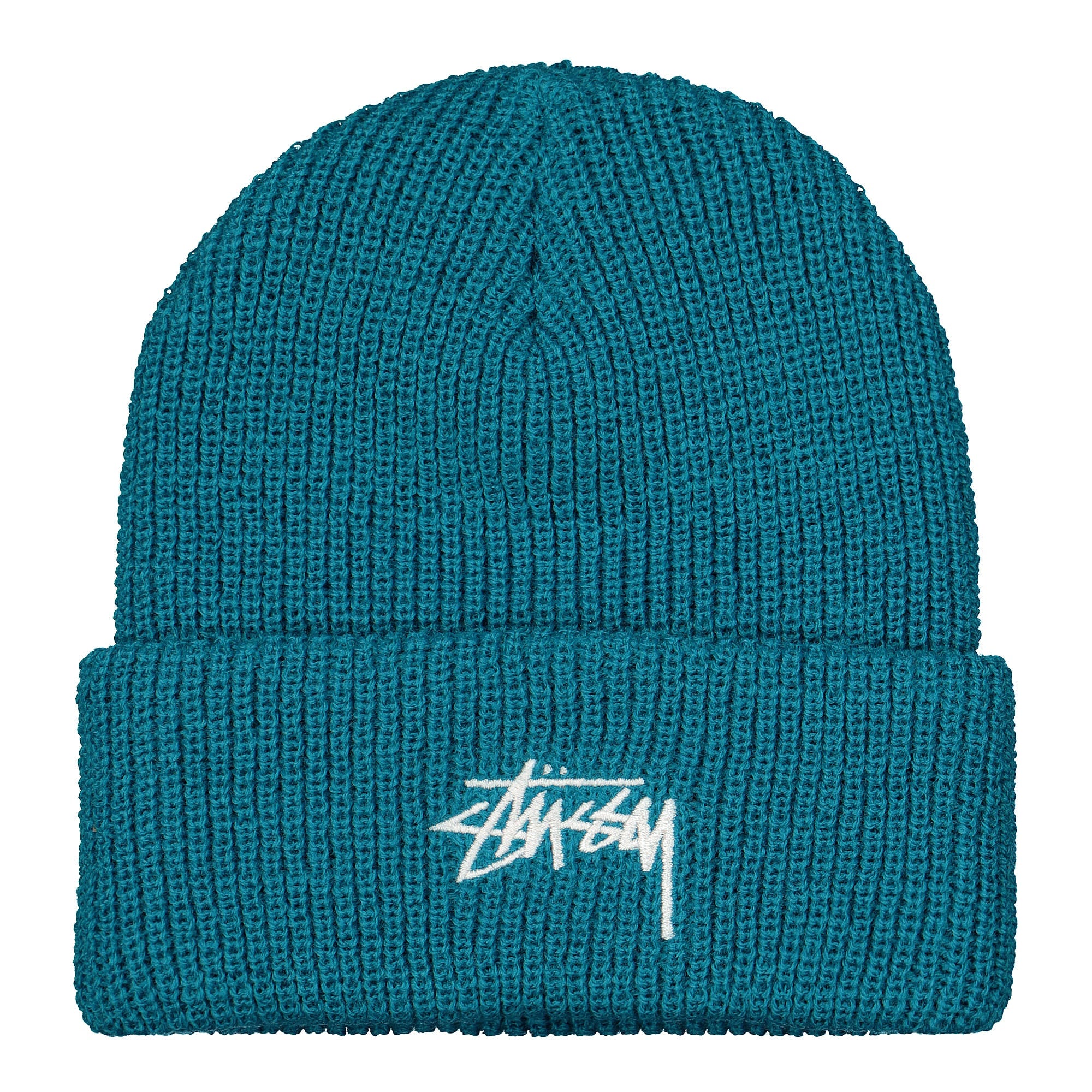 Stussy Ho19 Stock Cuff Beanie Teal Beanies 132953 / 0872 | Overkill