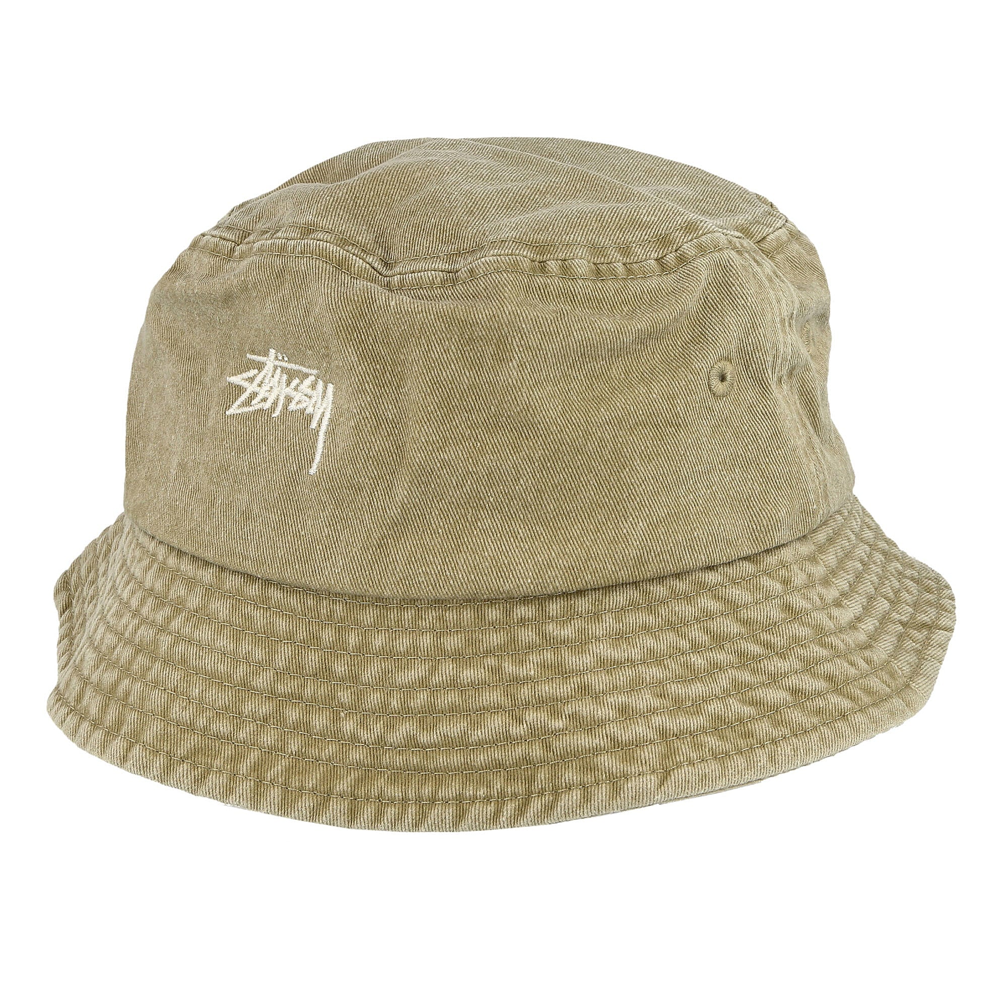 Stussy Stock Washed Bucket Hat Khaki Bucket Hats 132980 / 1007 | Overkill