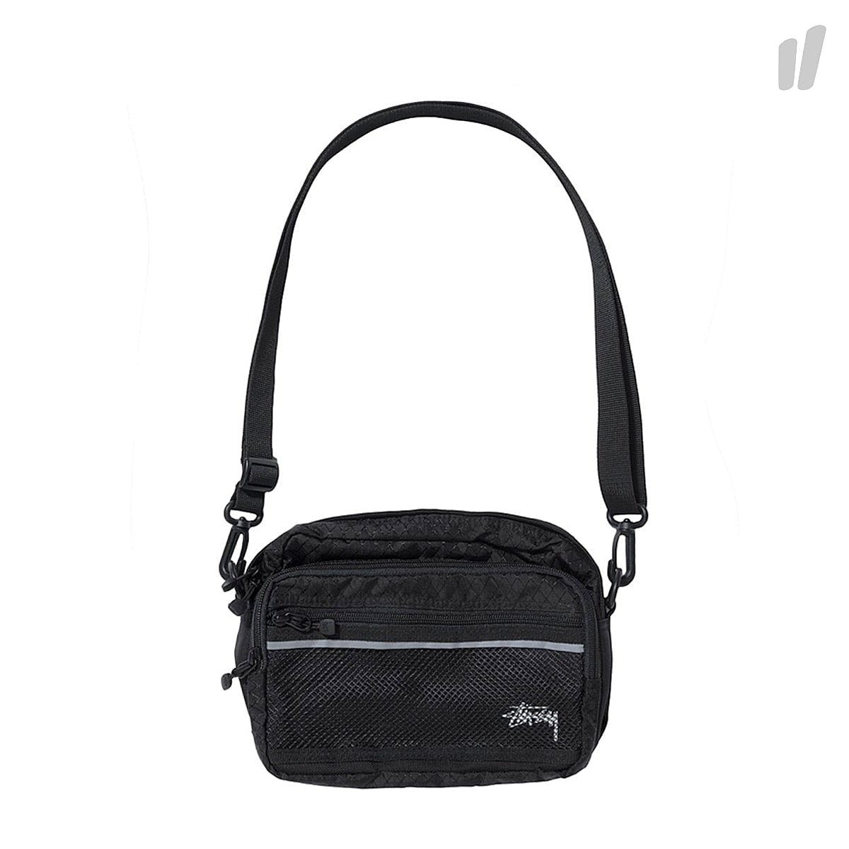 Stussy Diamond Ripstop Shoulder Bag Black Shoulder & Cross Body Bags 134191 / 0001 | Overkill