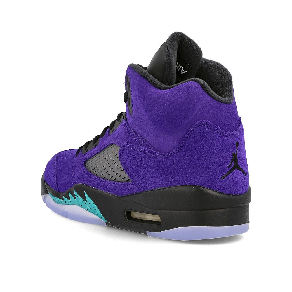 Jordan Air Jordan 5 Retro Grape Ice- New Emerald - Black - Clear Close-up | Overkill
