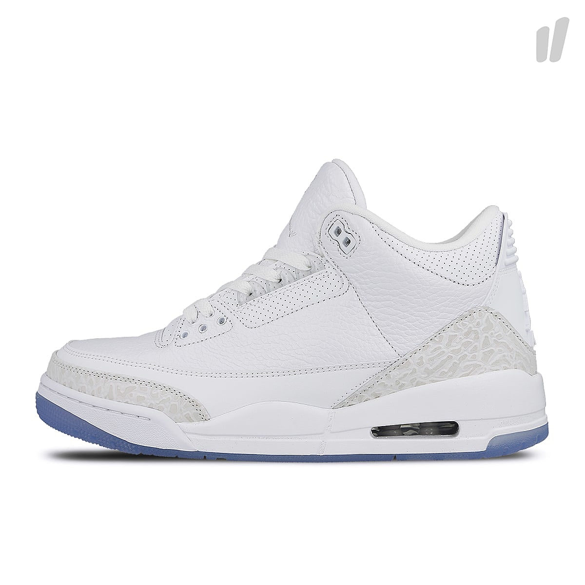 Jordan Air Jordan 3 Retro White / White - White Mid Top Sneakers 136064 111 | Overkill