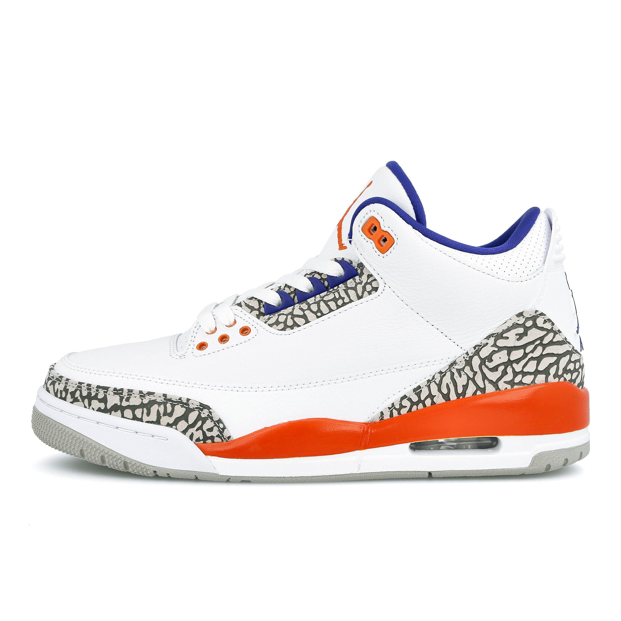 Jordan Nike Air Jordan 3 Retro White / Old Royal - University Orange - Tech Grey Sneakers 136064 148 | Overkill