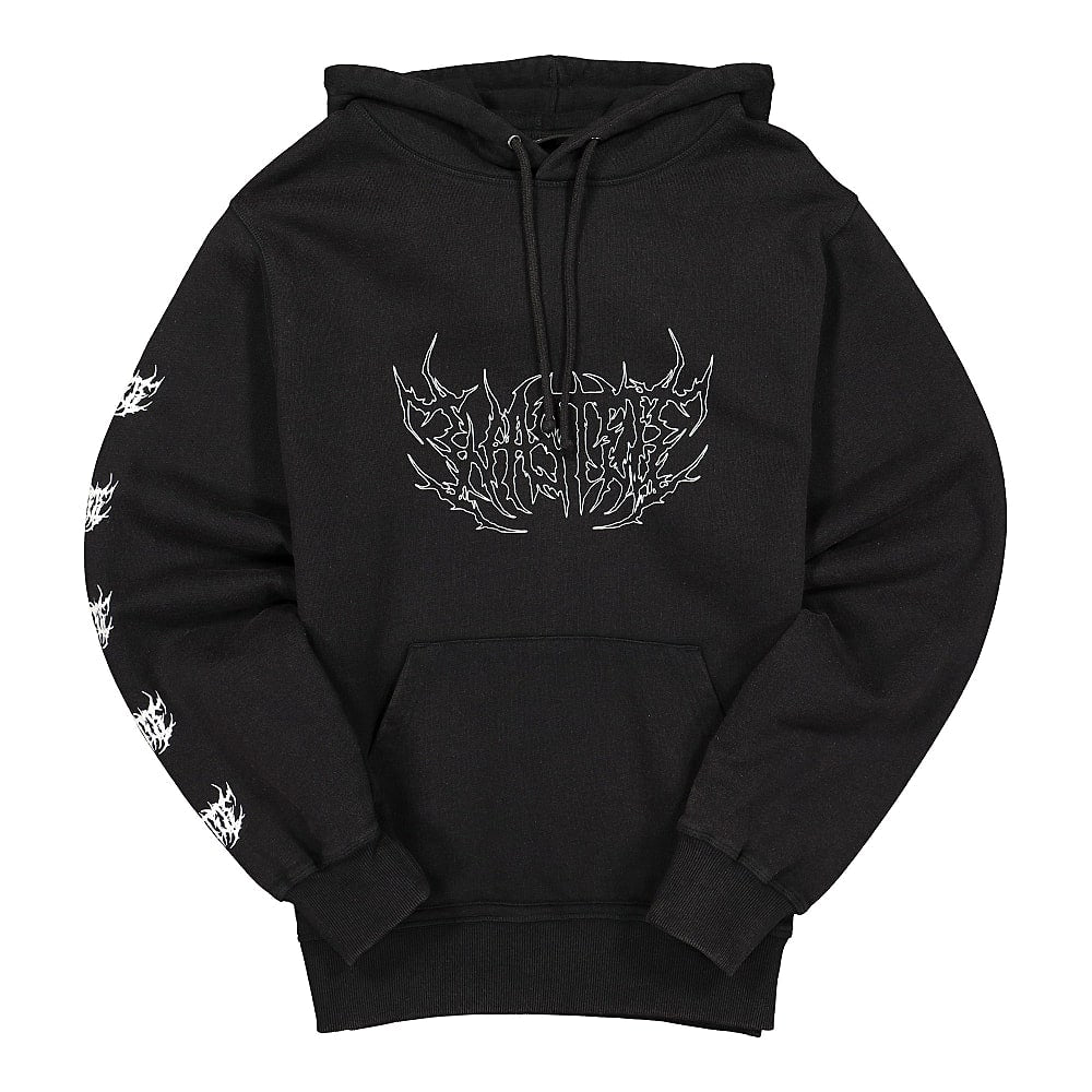 Wasted Paris Shadow Faded Hoodie Faded Black Hoodies 138177 | Overkill