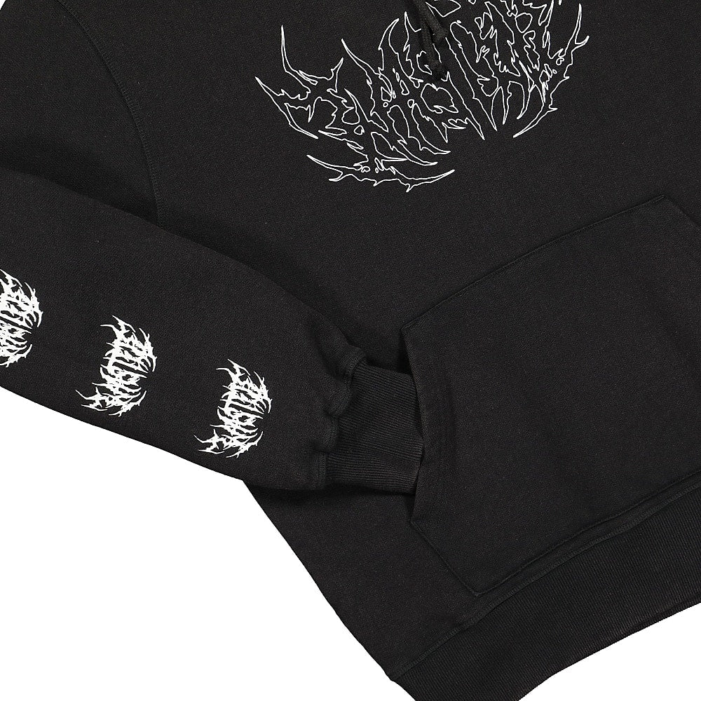 Wasted Paris Shadow Faded Hoodie Faded Black Hoodies Detail view 1 | Overkill