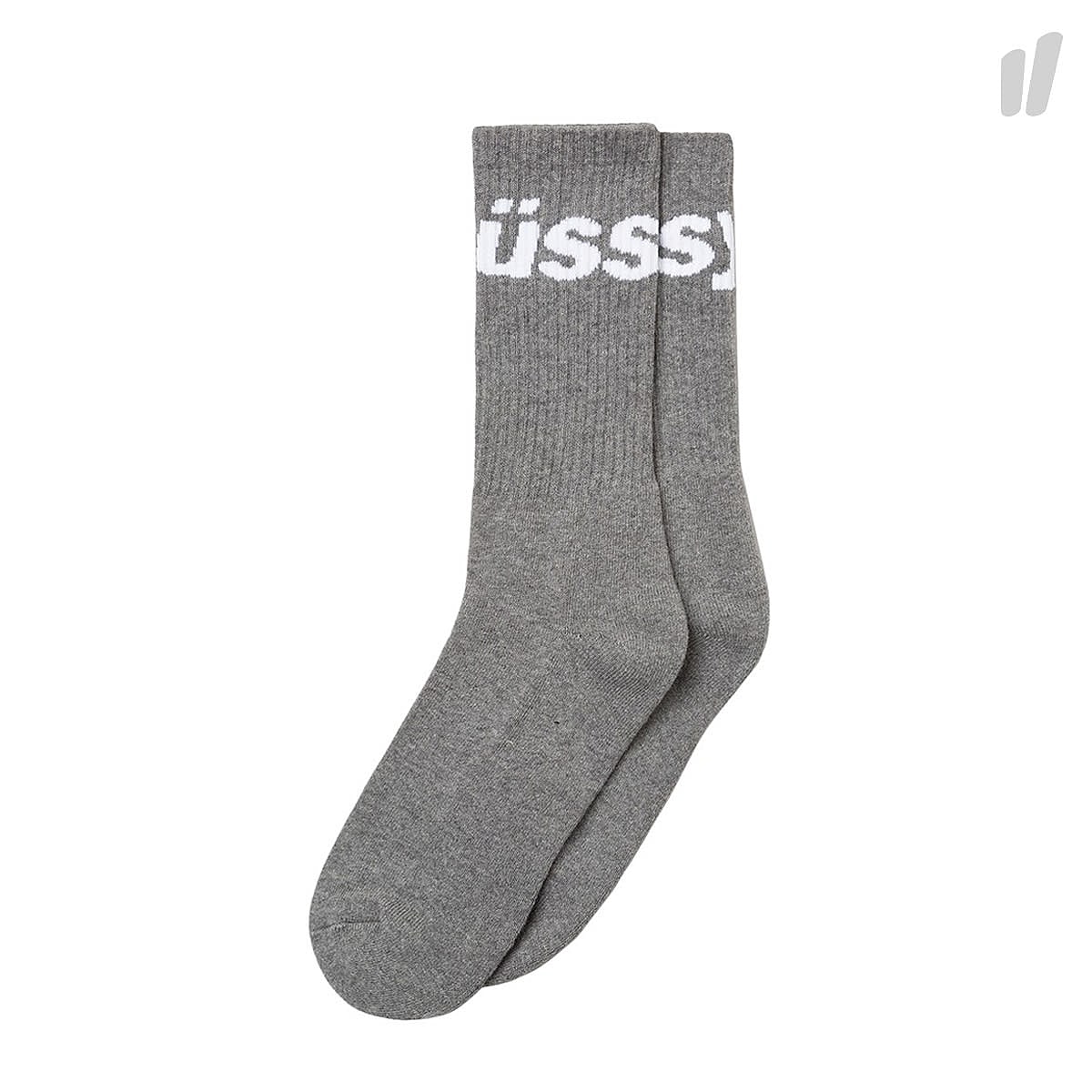 Stussy Jacquard Logo Socks Grey Heather Socks 138603 / 0009 | Overkill