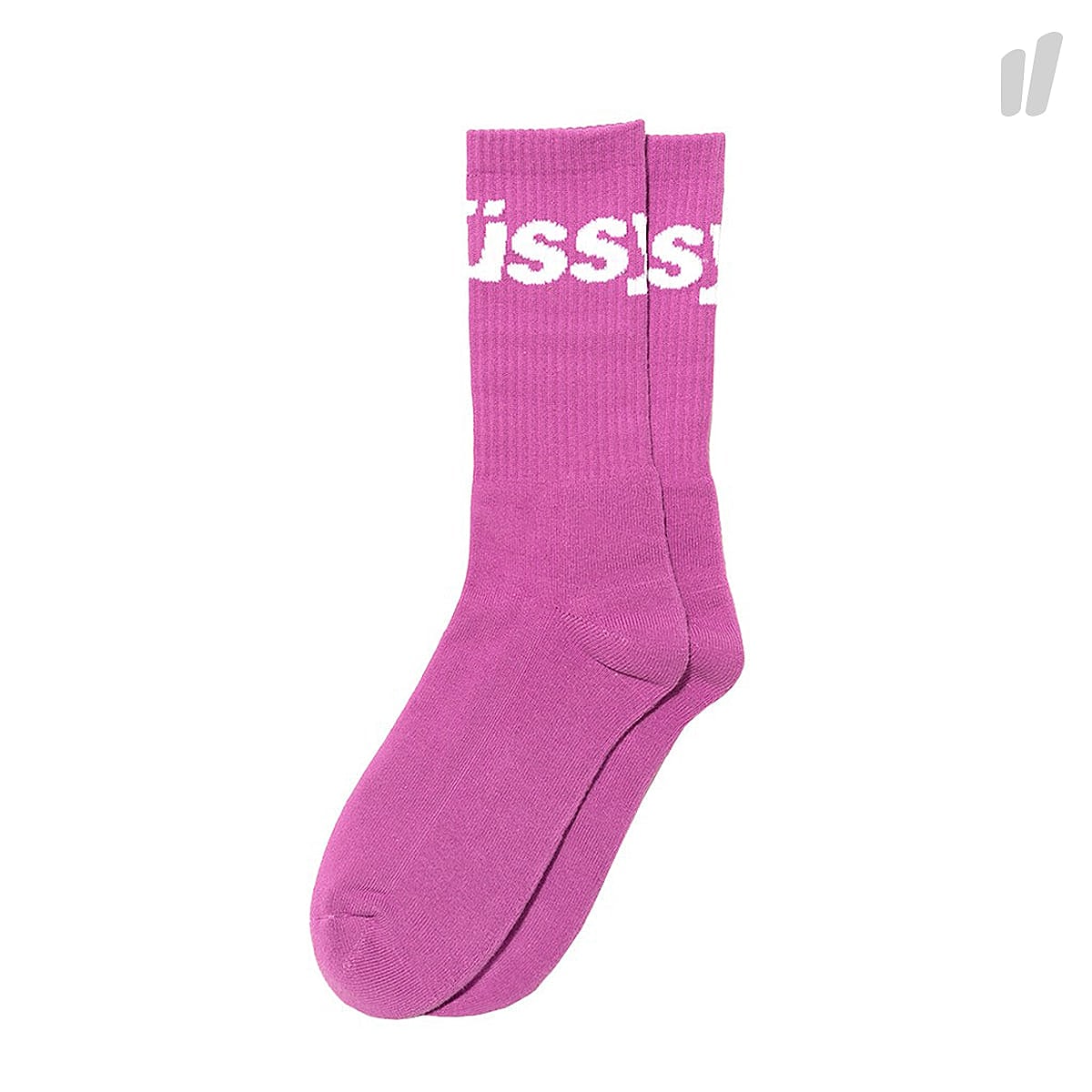 Stussy Jacquard Logo Socks Berry Socks 138603 / 0623 | Overkill