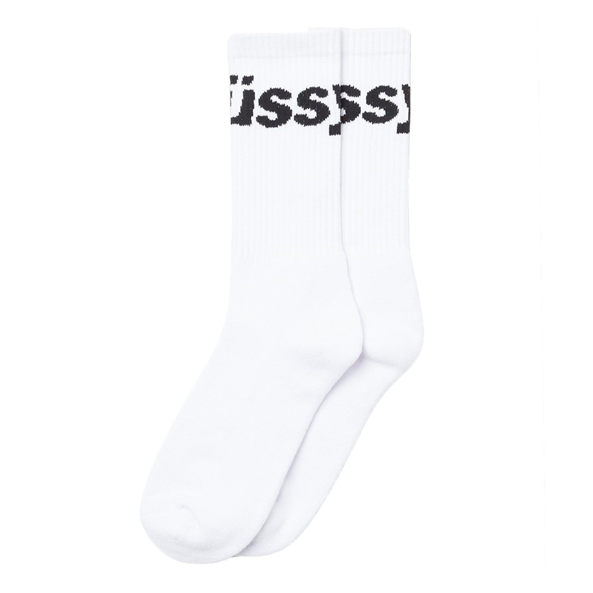 Stussy Jacquard Logo Socks White Socks 138603 / 1201 | Overkill