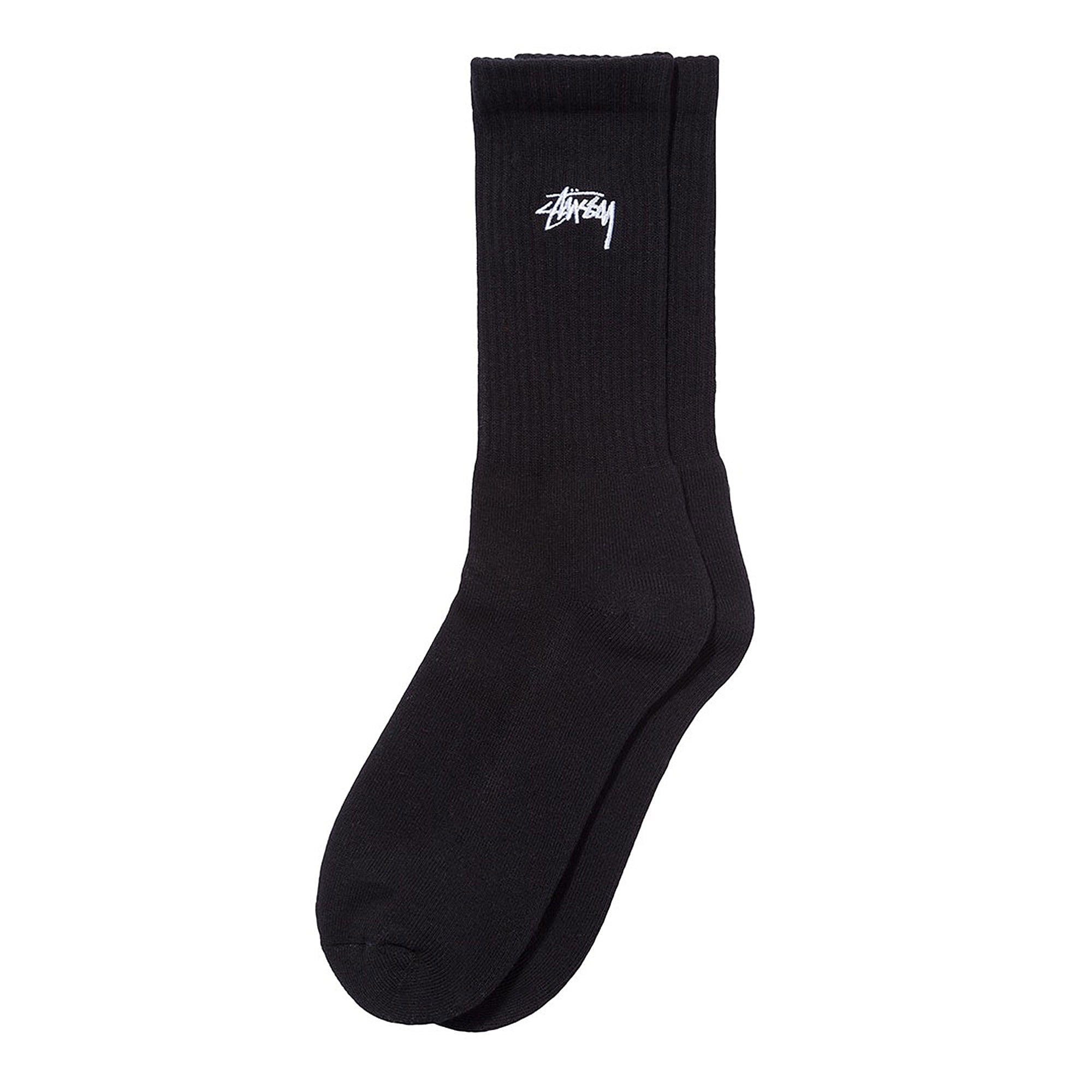 Stussy Small Stock Crew Socks Black Socks 138637 / 0001 | Overkill