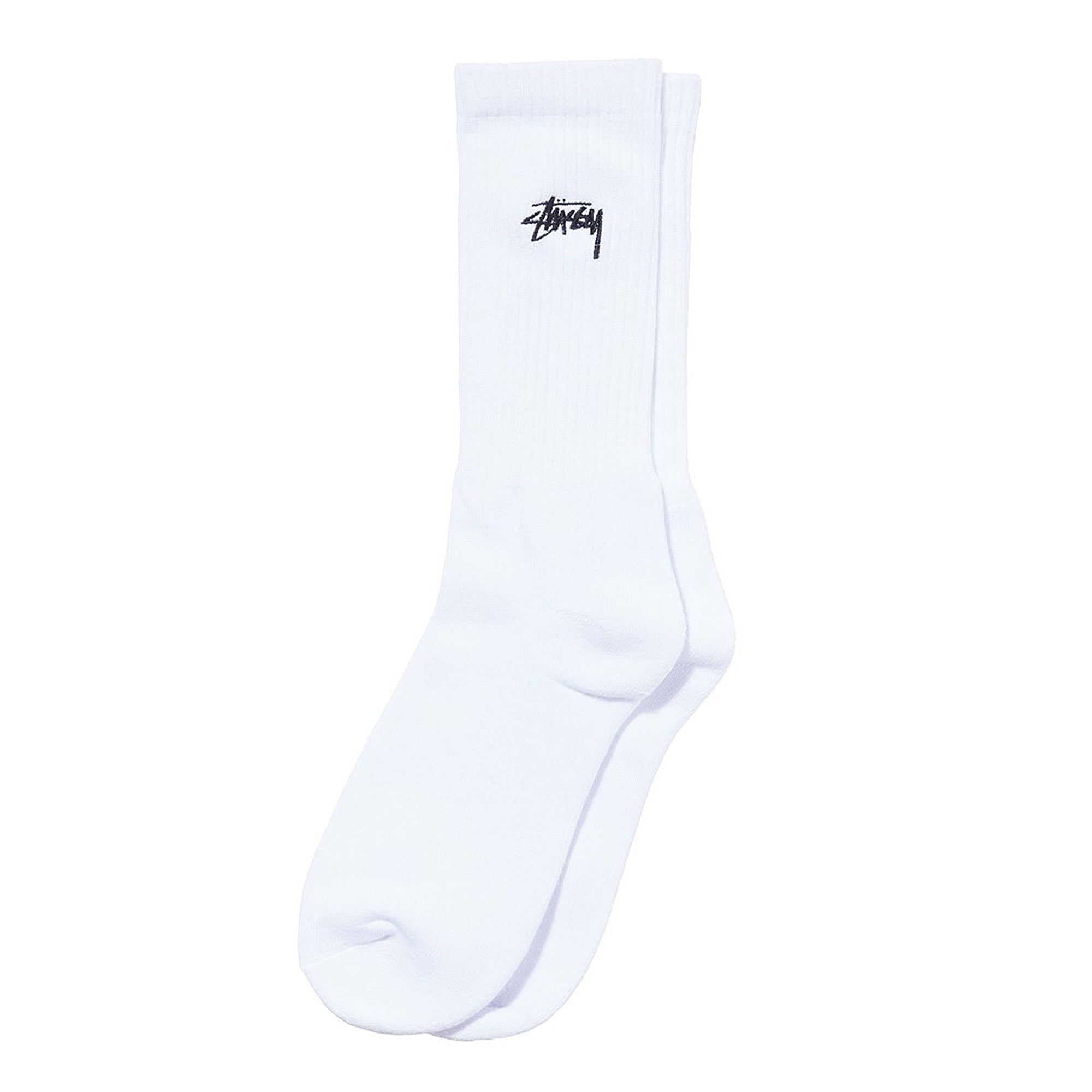 Stussy Small Stock Crew Socks White Socks 138637 / 1201 | Overkill