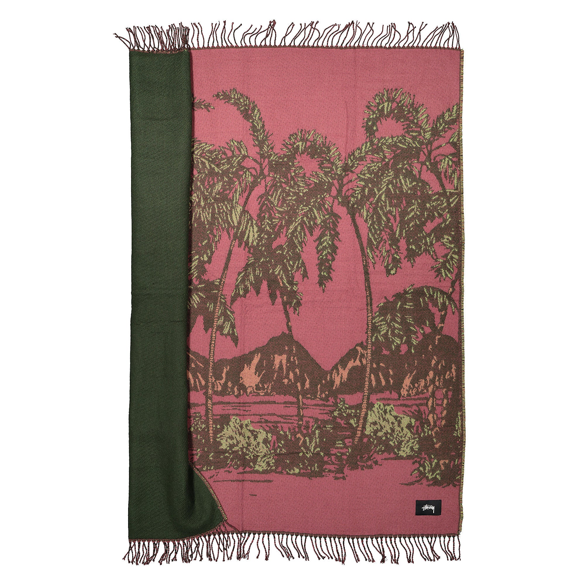 Stussy Double Faced Palm Tree Blanket Multi Blankets 138660 / 1408 | Overkill