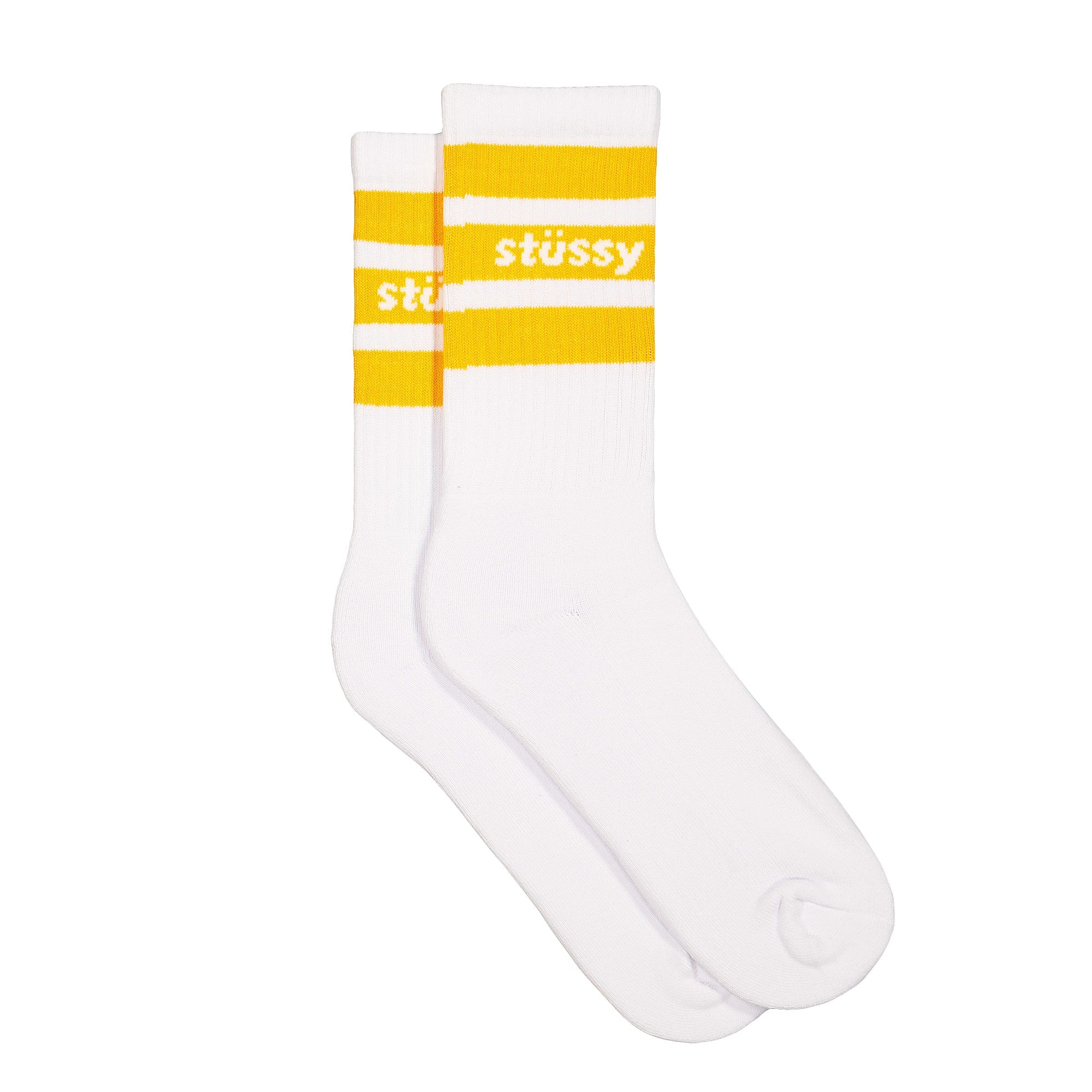 Stussy Sport Crew Socks White / Orange Socks 138681 / 1802 | Overkill