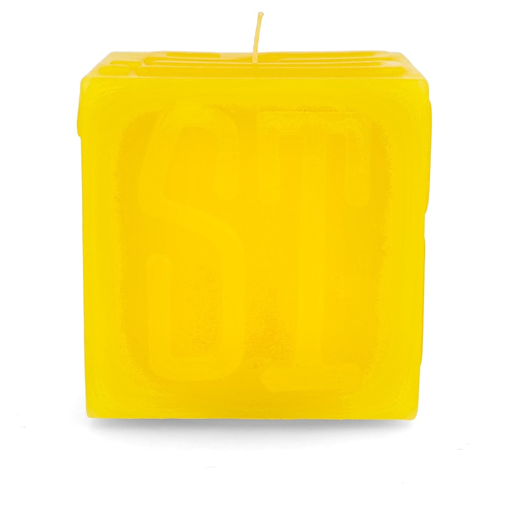 Stussy Cube Candle Yellow Incense & Candles 138719 / 0201 | Overkill