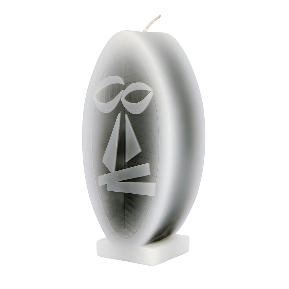 Stussy Mask Candle Grey Incense & Candles 138734 / 0008 | Overkill