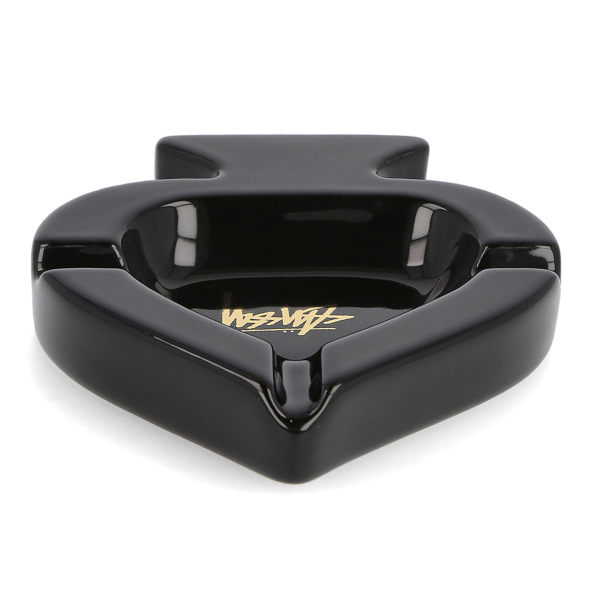 Stussy Ceramic Spade Ashtray Black Trays Detailfoto | Overkill