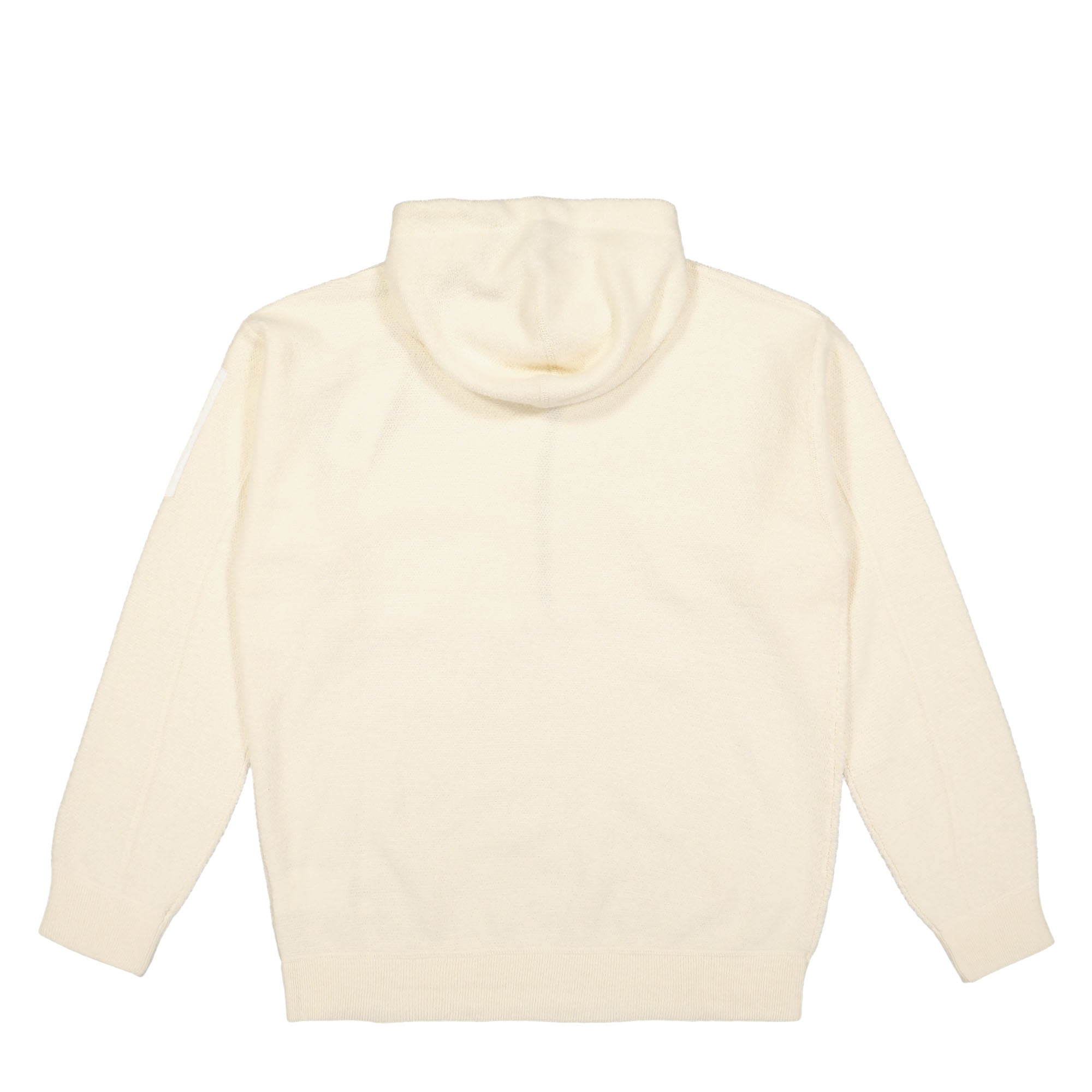 C.P. Company Knitwear Hooded Lambswool Gauze White Hoodies Material | Overkill