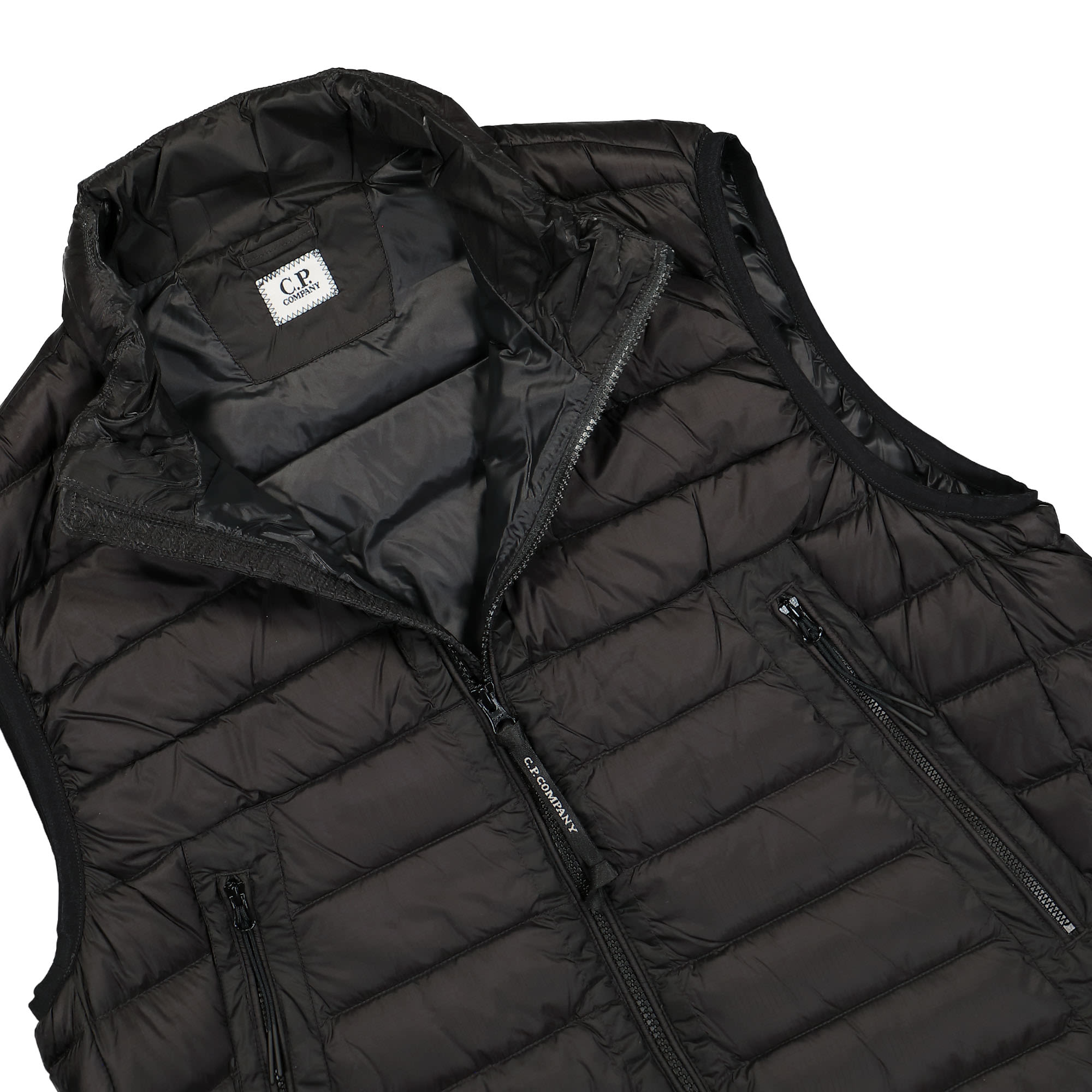 C.P. Company DD Shell Outerwear Vest Black Vests Detailfoto | Overkill