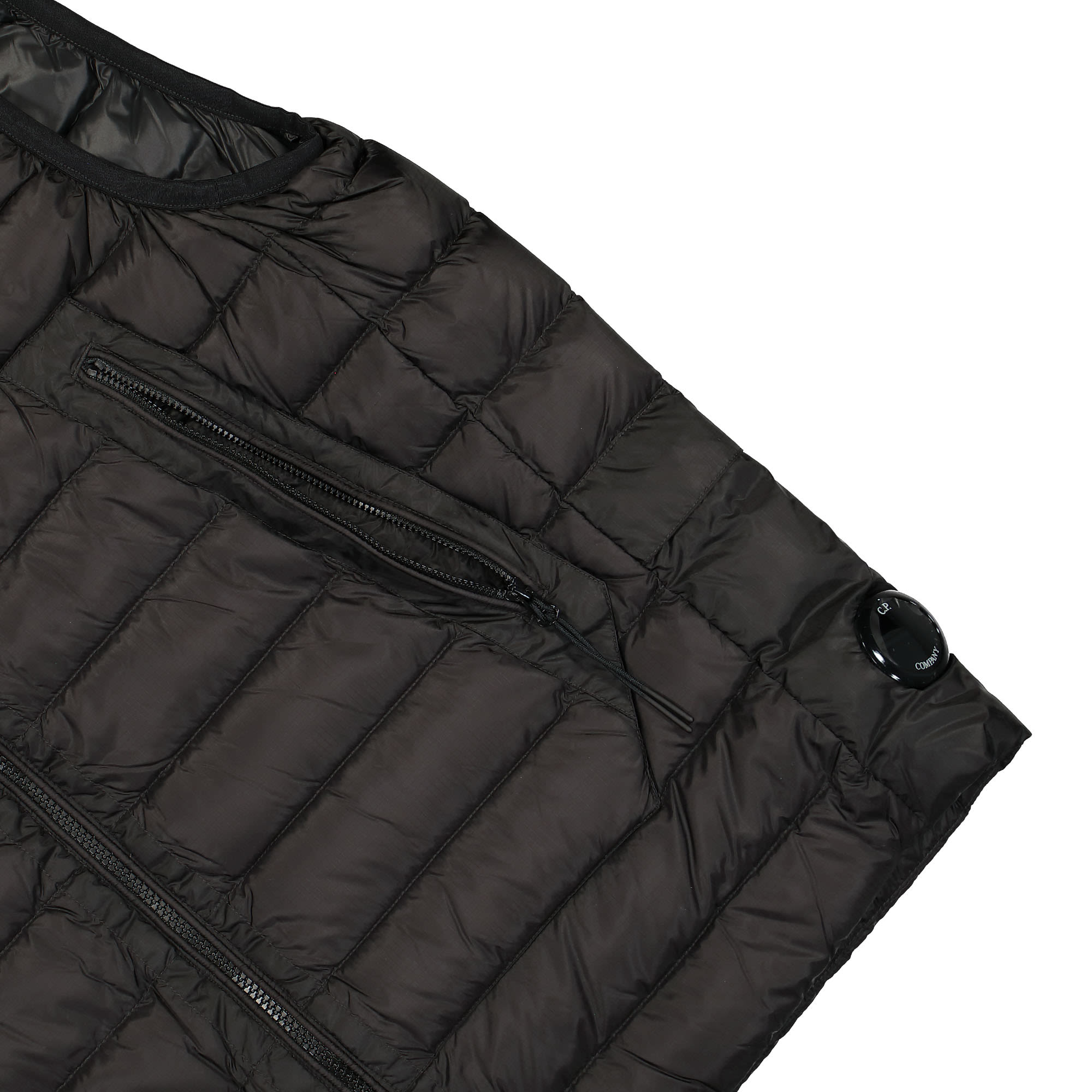 C.P. Company DD Shell Outerwear Vest Black Vests Detail view 1 | Overkill