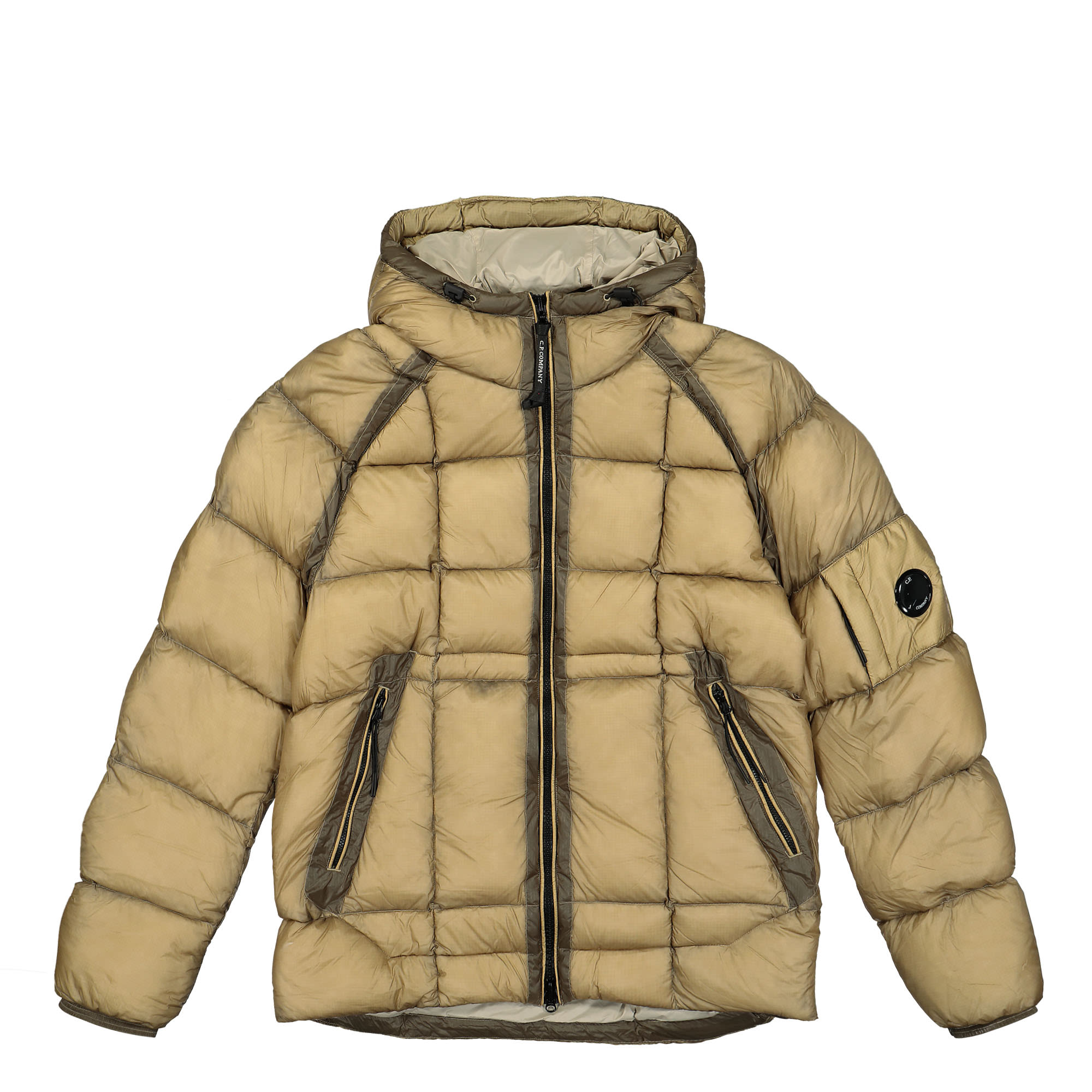 C.P. Company DD Shell Outerwear Medium Jacket Oxford Tan Puffer Jackets 13CMOW175A-006099A 310 | Overkill