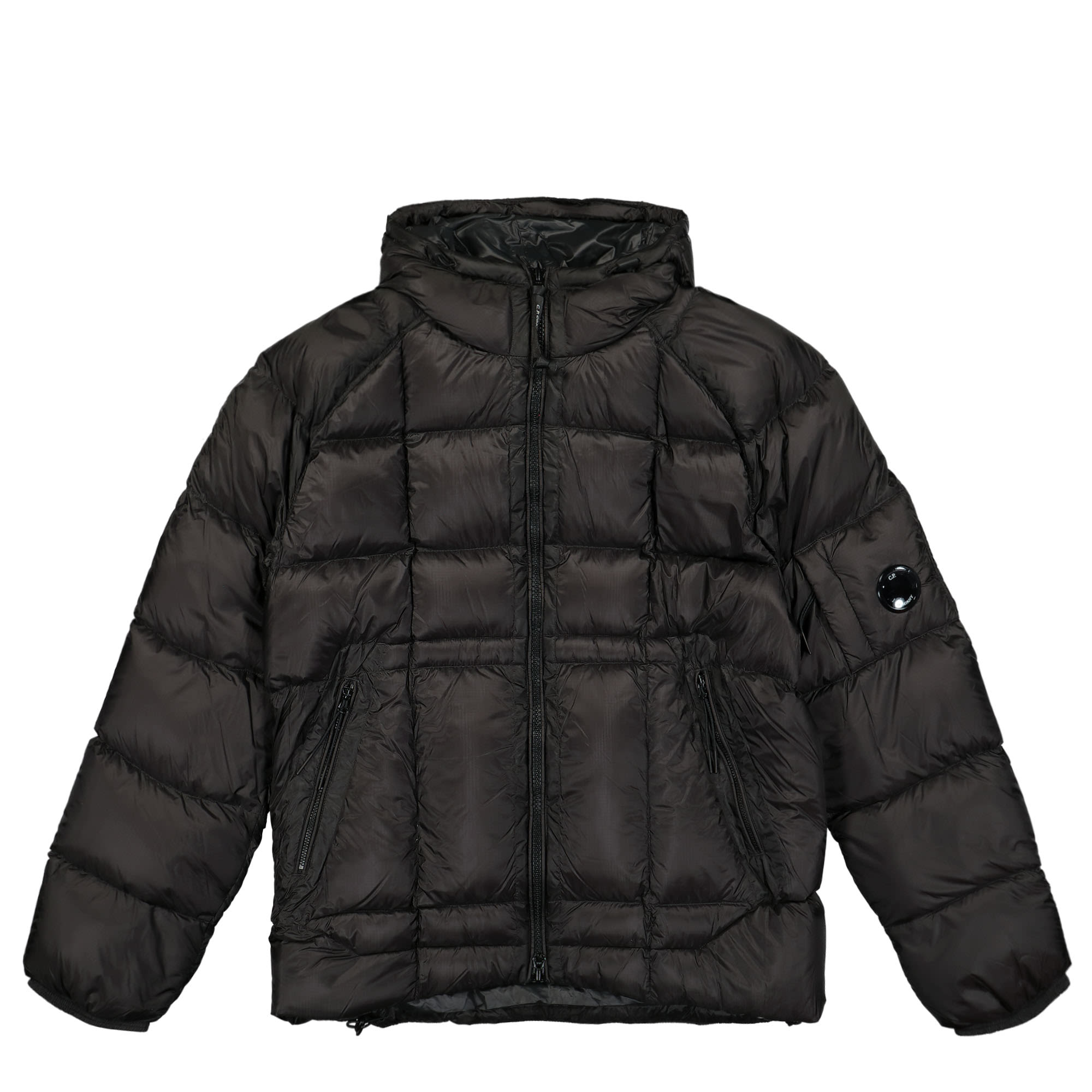 C.P. Company DD Shell Outerwear Medium Jacket Black Puffer Jackets 13CMOW175A-006099A 999 | Overkill
