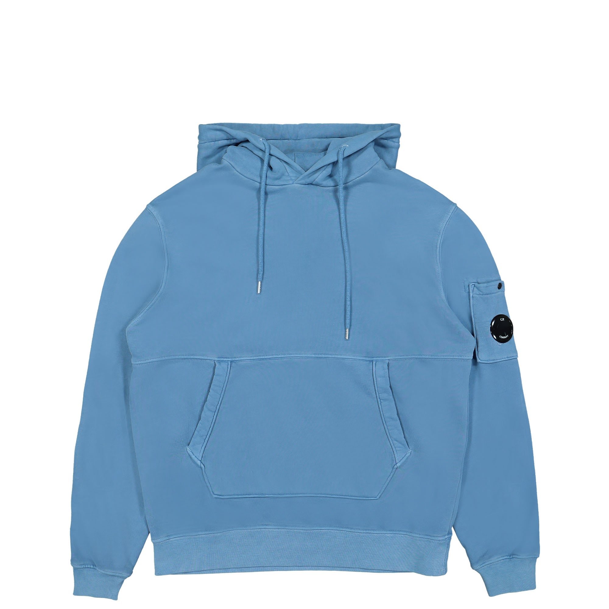 C.P. Company Brushed and Emerized Diagonal Fleese Hoodie Infinity Hoodies 13CMSS009A-006372R 843 | Overkill