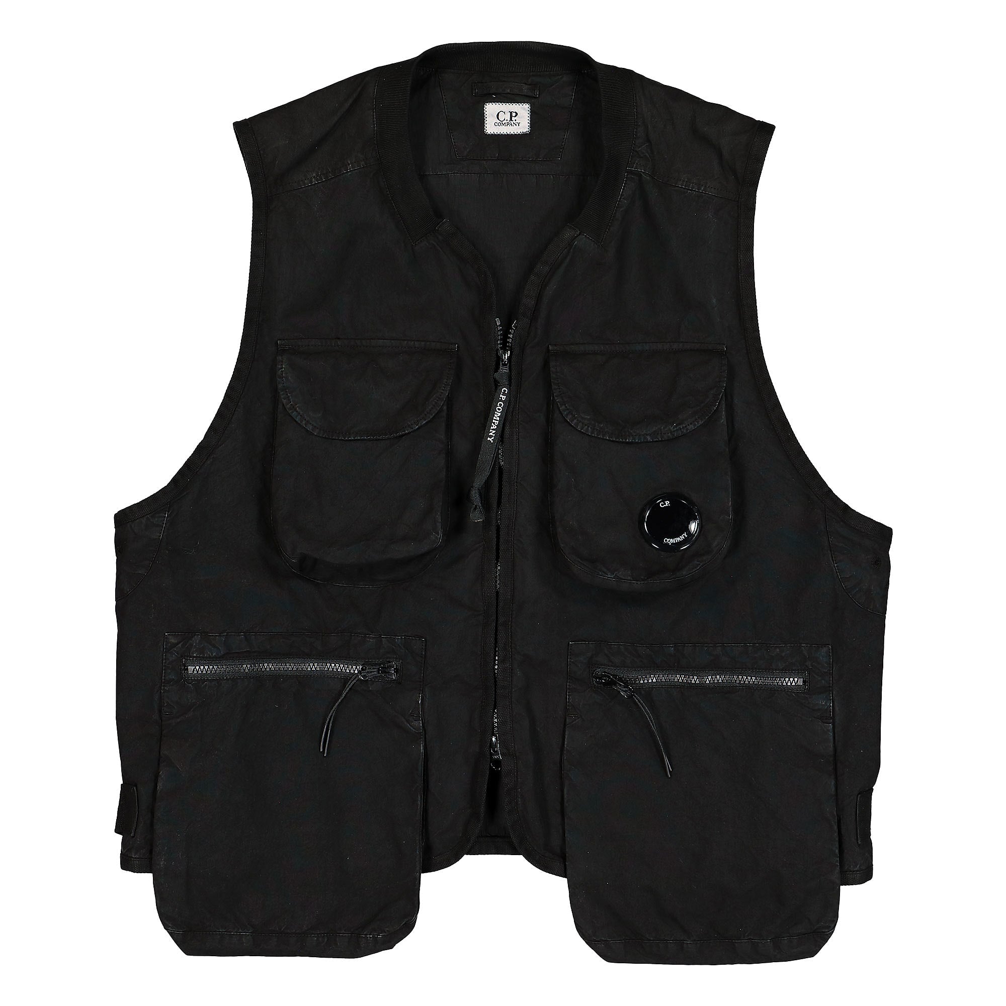 C.P. Company Ba-Tic Jacket Black Vests 13CMOW255A-006237G 999 | Overkill