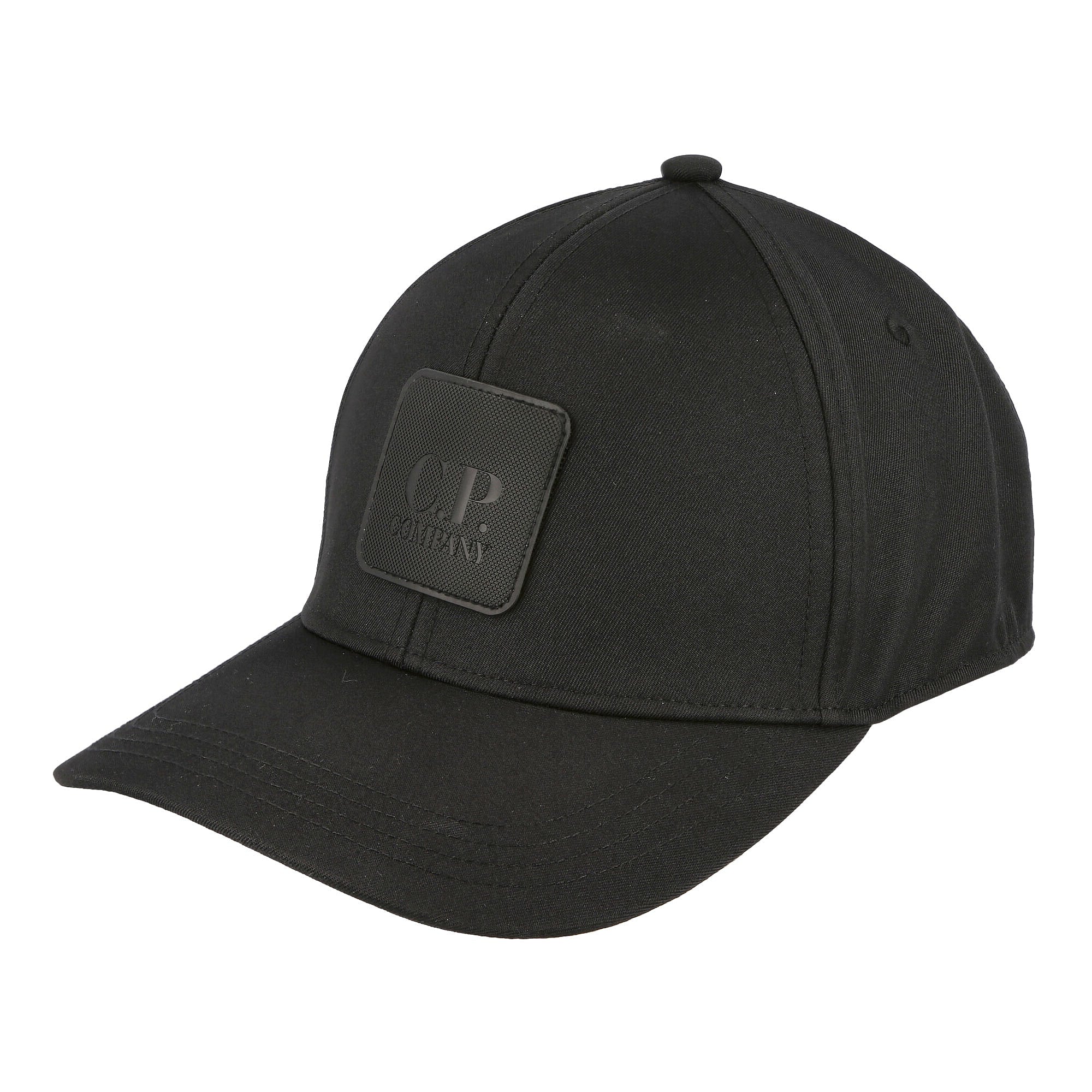 C.P. Company Polyester Twill Cap Black Caps 13CMAC079A-005952A 999 | Overkill