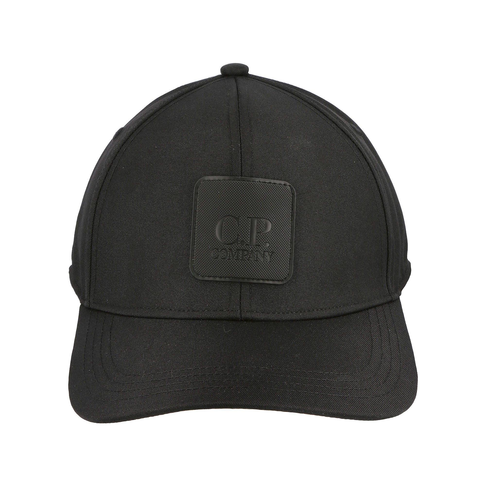C.P. Company Polyester Twill Cap Black Caps Detailfoto | Overkill