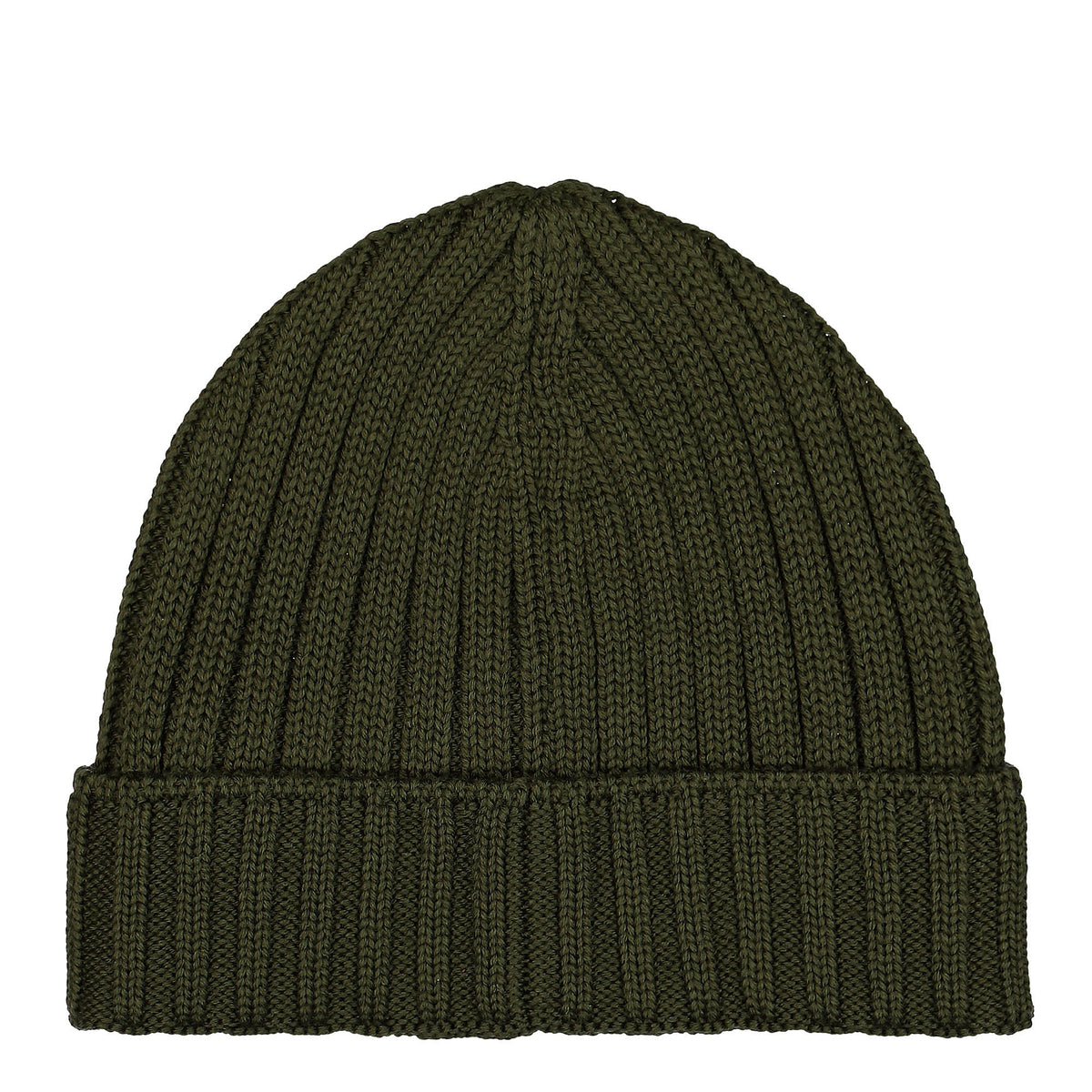 C.P. Company Extra Fine Merino Wool Logo Beanie Ivy Green Beanies Material | Overkill