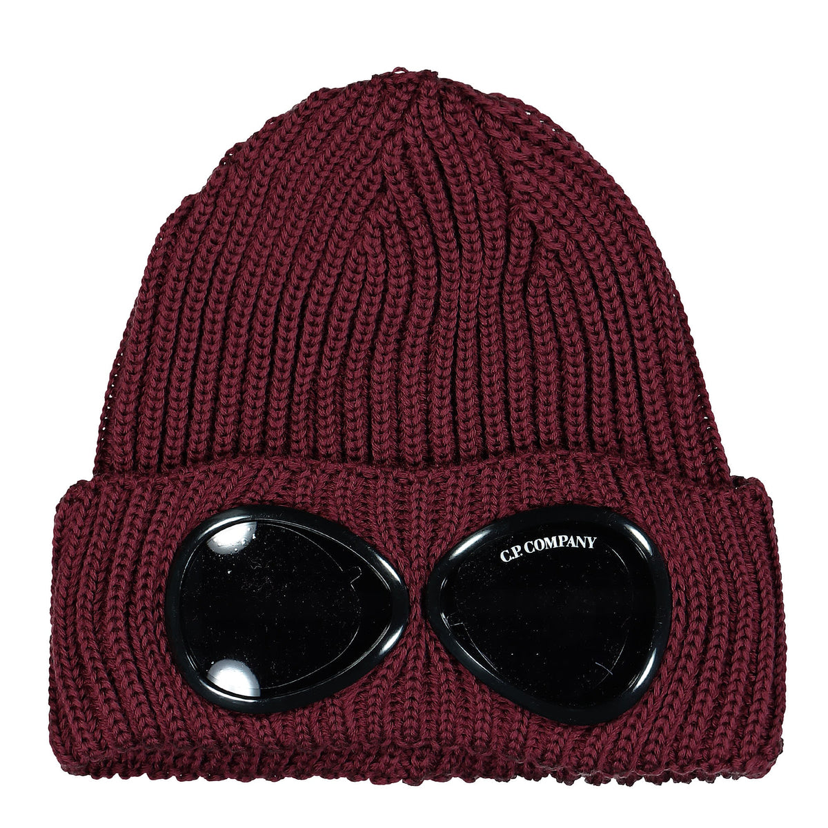 C.P. Company Extra Fine Merino Wool Goggle Beanie Port Royal Beanies 13CMAC122A-005509A 589 | Overkill