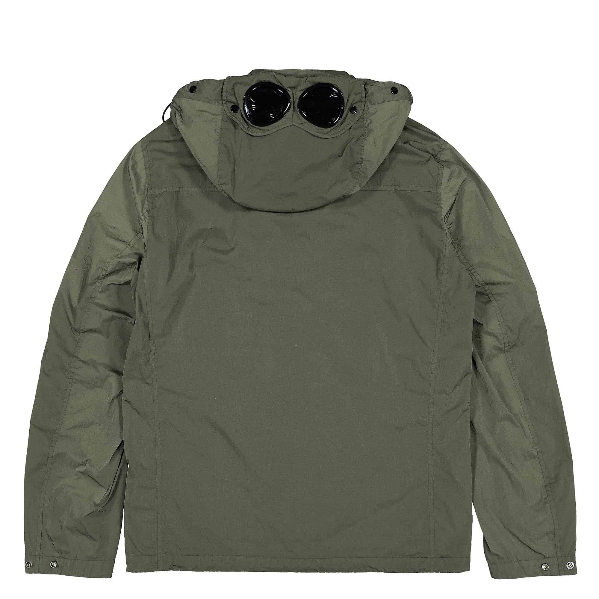 C.P. Company Chrome-R Goggle Jacket Thyme Windbreaker Material | Overkill
