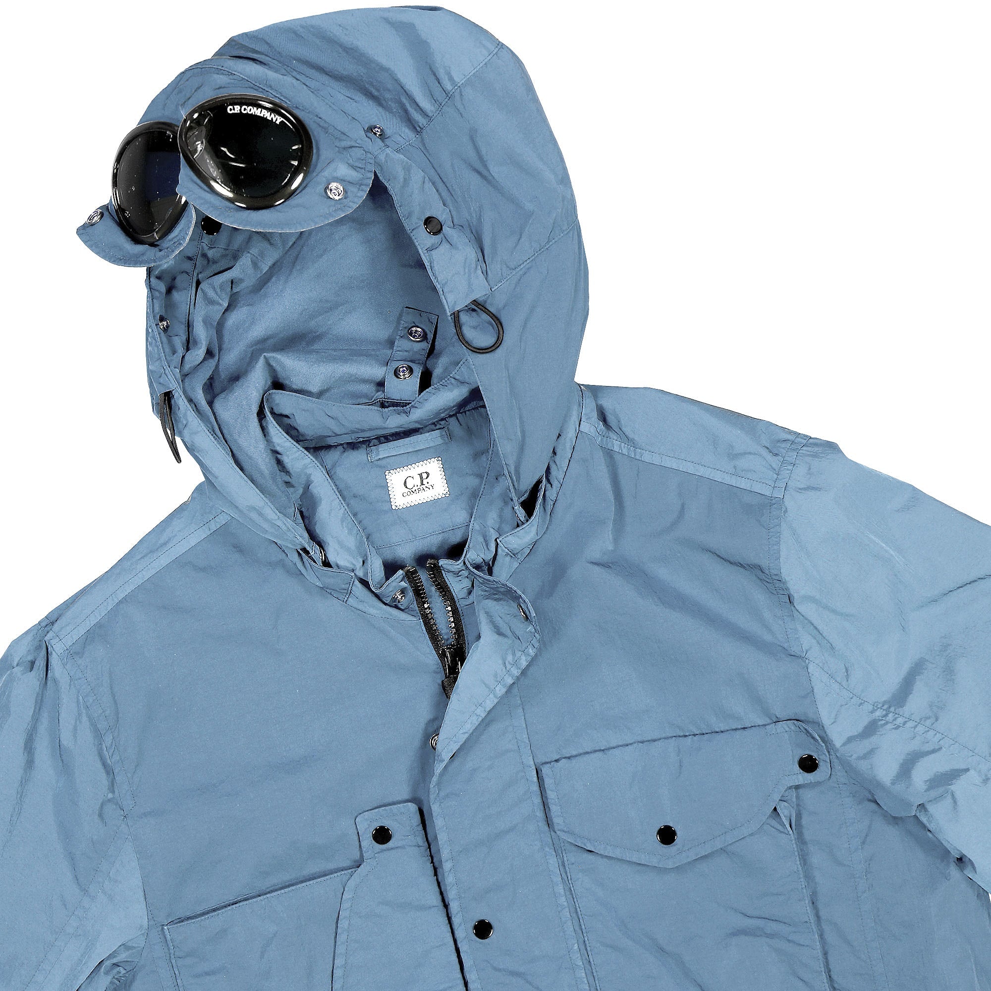 C.P. Company Chrome-R Goggle Jacket Infinity Windbreaker Close-up | Overkill