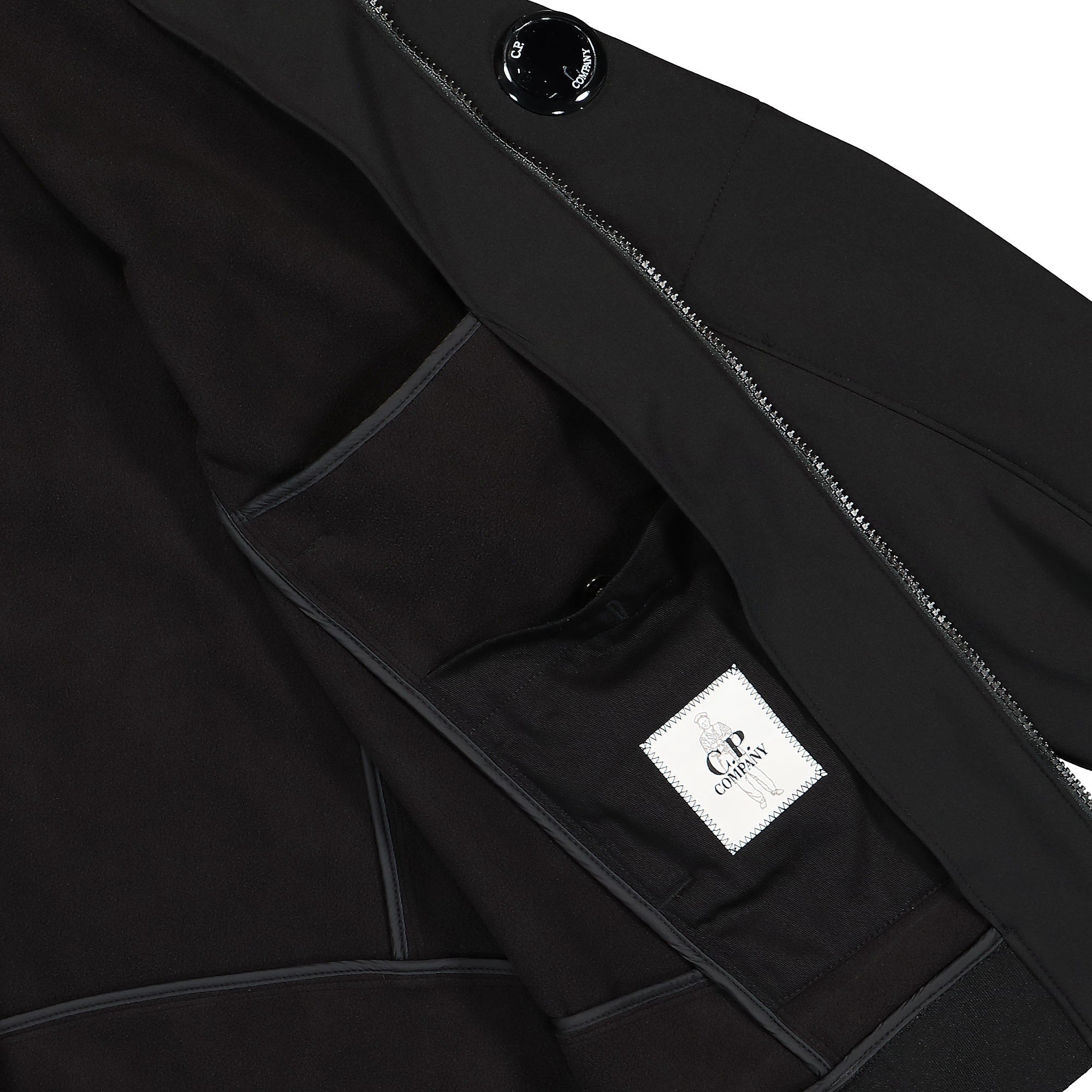 C.P. Company Shell-R Hood Jacket Black Jackets Detail view 1 | Overkill