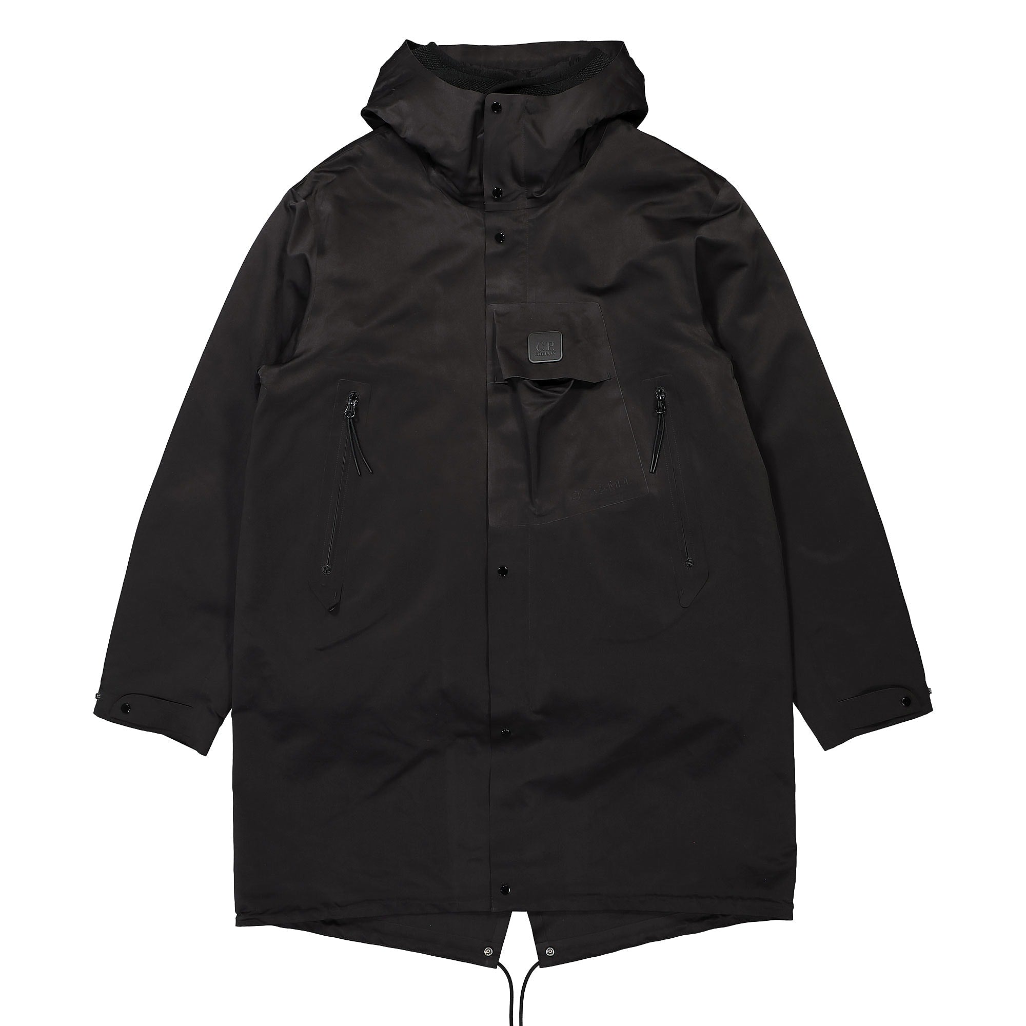 C.P. Company A.A.C. Down Fishtail Parka Black Parkas 3CMOW031A-006258A 999 | Overkill